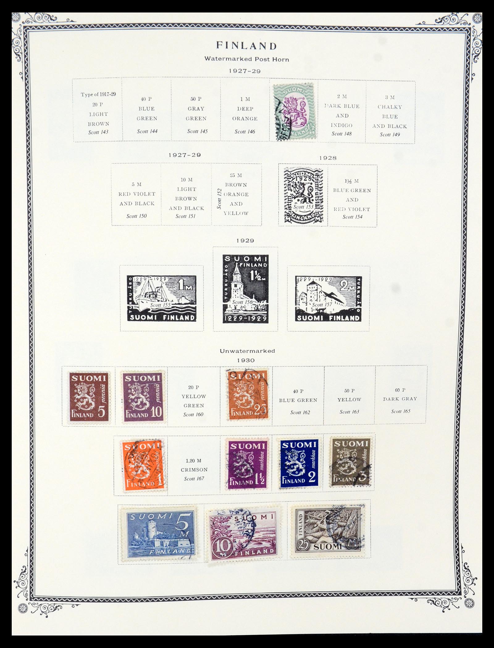 36291 005 - Postzegelverzameling 36291 Finland en Aland 1889-2007.