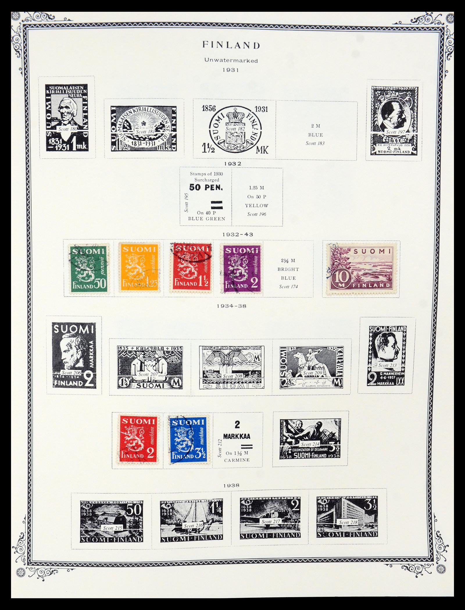 36291 006 - Postzegelverzameling 36291 Finland en Aland 1889-2007.