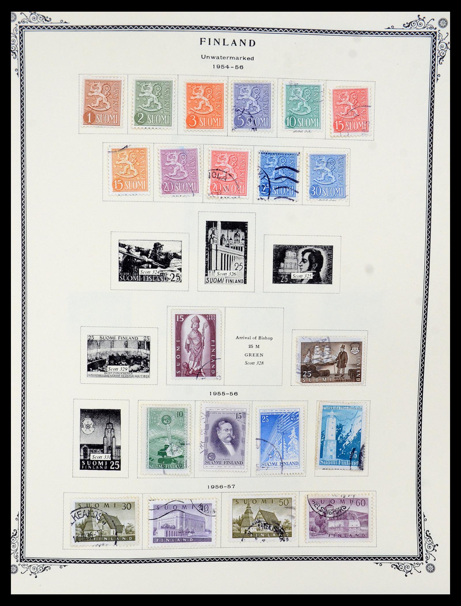 36291 013 - Postzegelverzameling 36291 Finland en Aland 1889-2007.