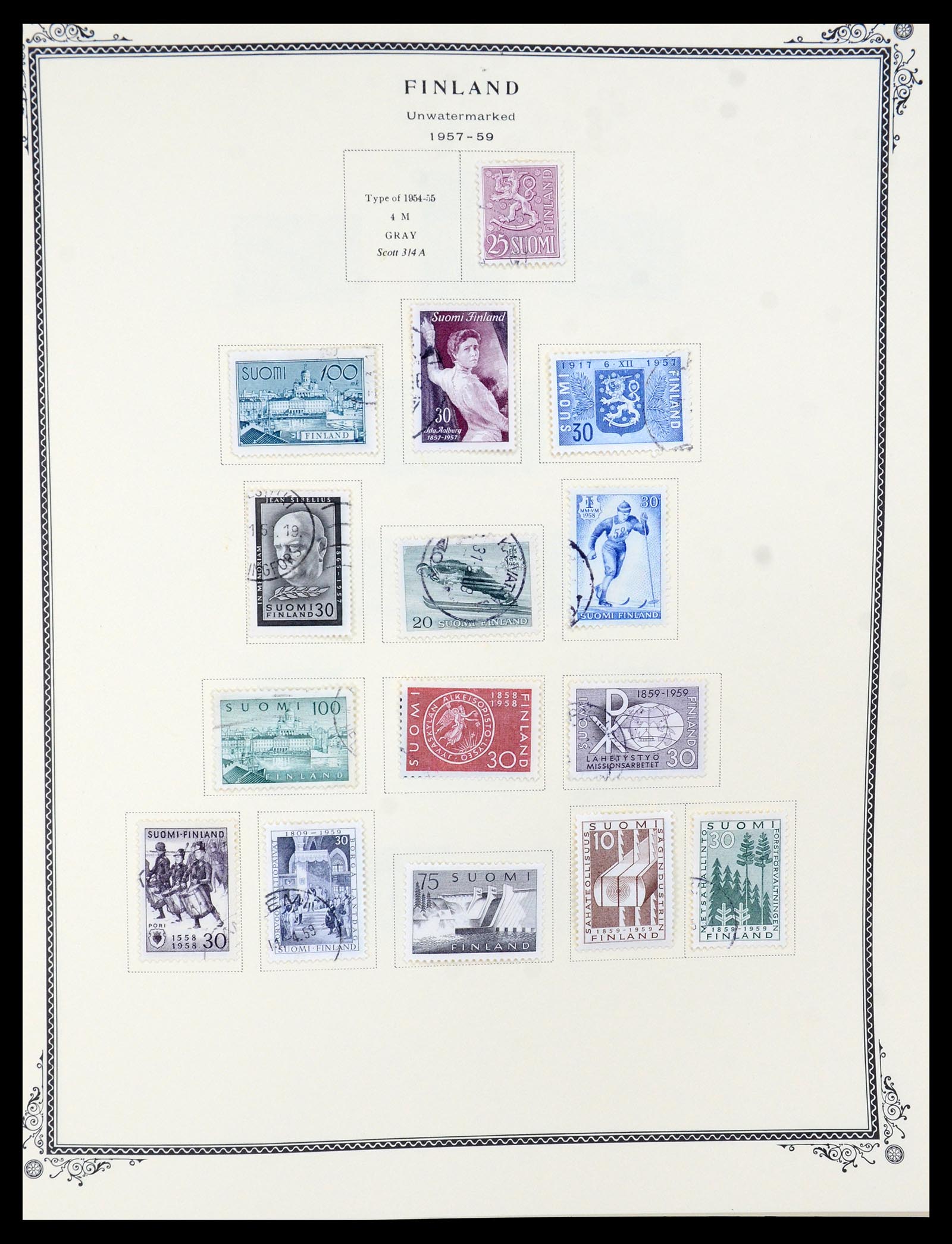 36291 015 - Postzegelverzameling 36291 Finland en Aland 1889-2007.