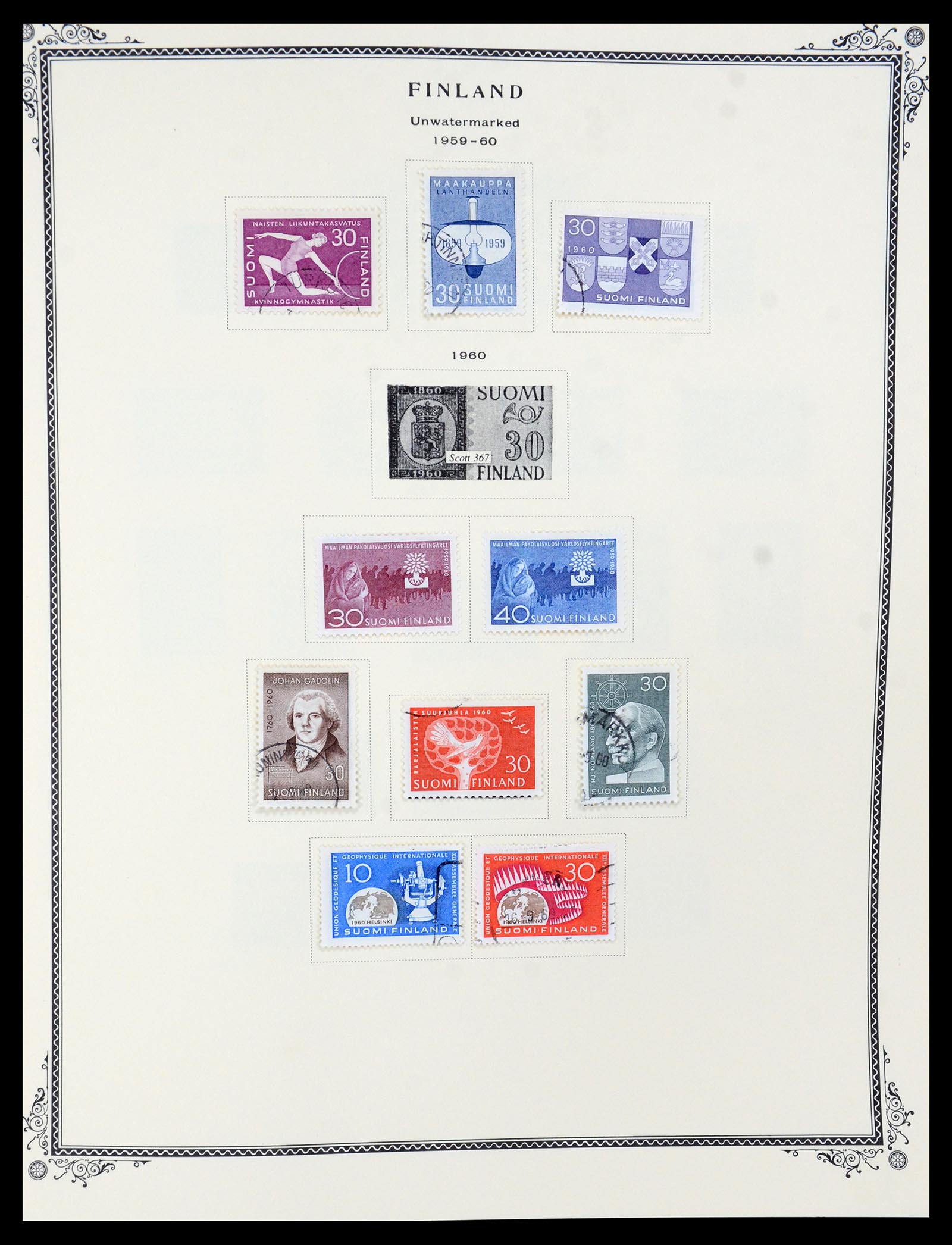 36291 016 - Postzegelverzameling 36291 Finland en Aland 1889-2007.