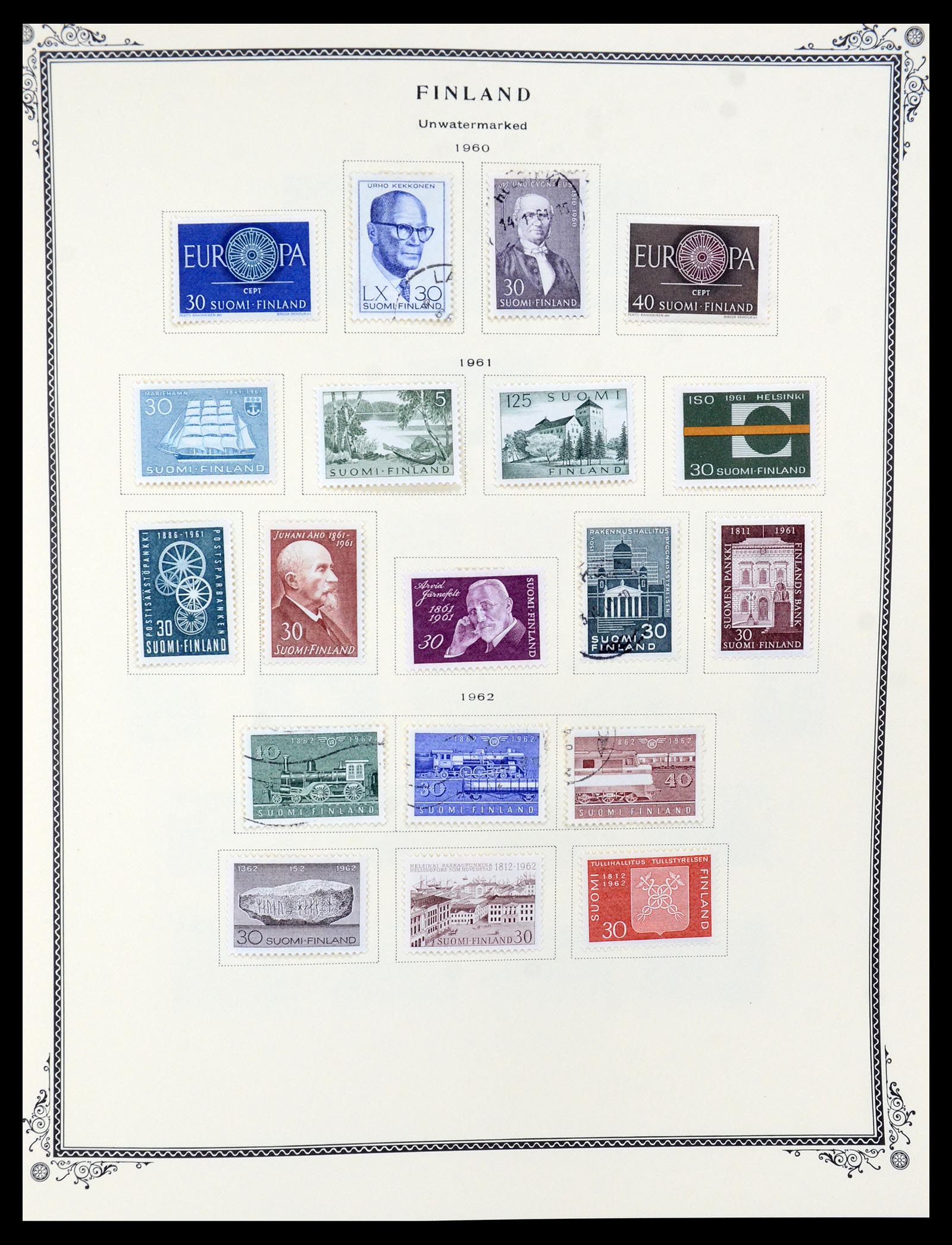 36291 017 - Postzegelverzameling 36291 Finland en Aland 1889-2007.