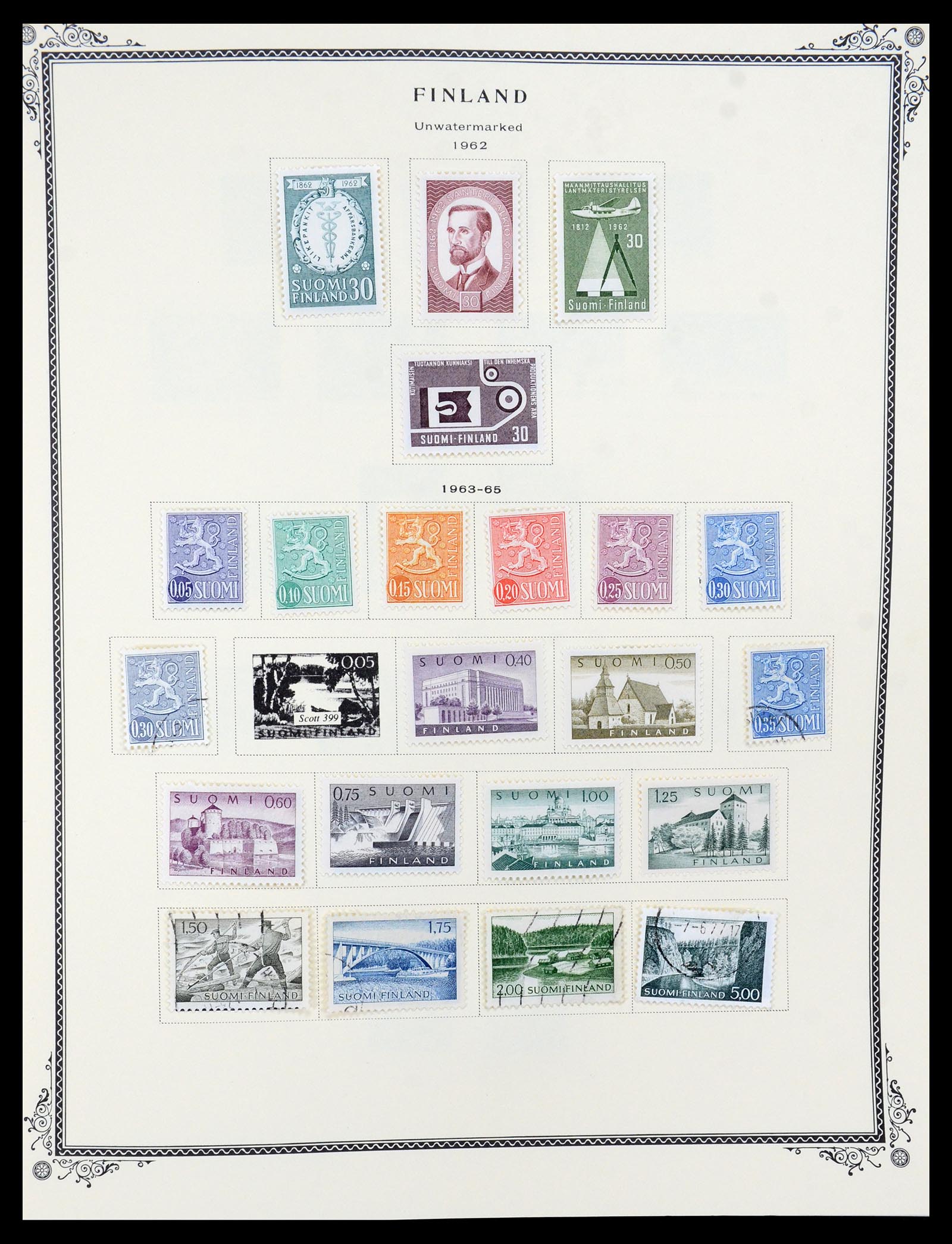36291 018 - Postzegelverzameling 36291 Finland en Aland 1889-2007.