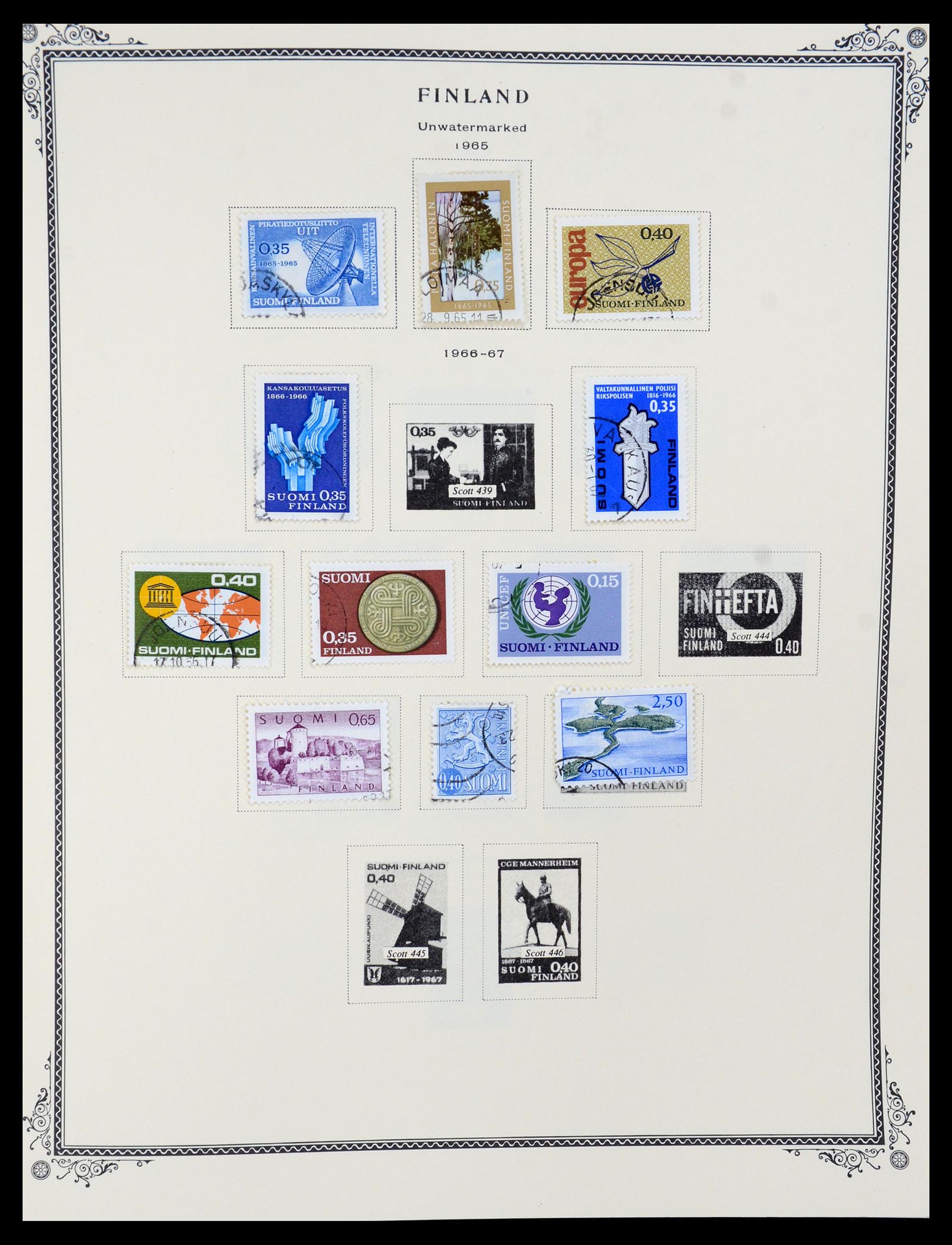 36291 020 - Postzegelverzameling 36291 Finland en Aland 1889-2007.