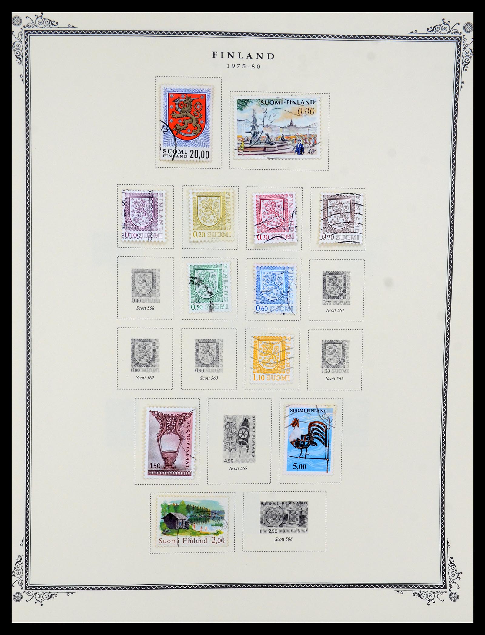 36291 024 - Postzegelverzameling 36291 Finland en Aland 1889-2007.