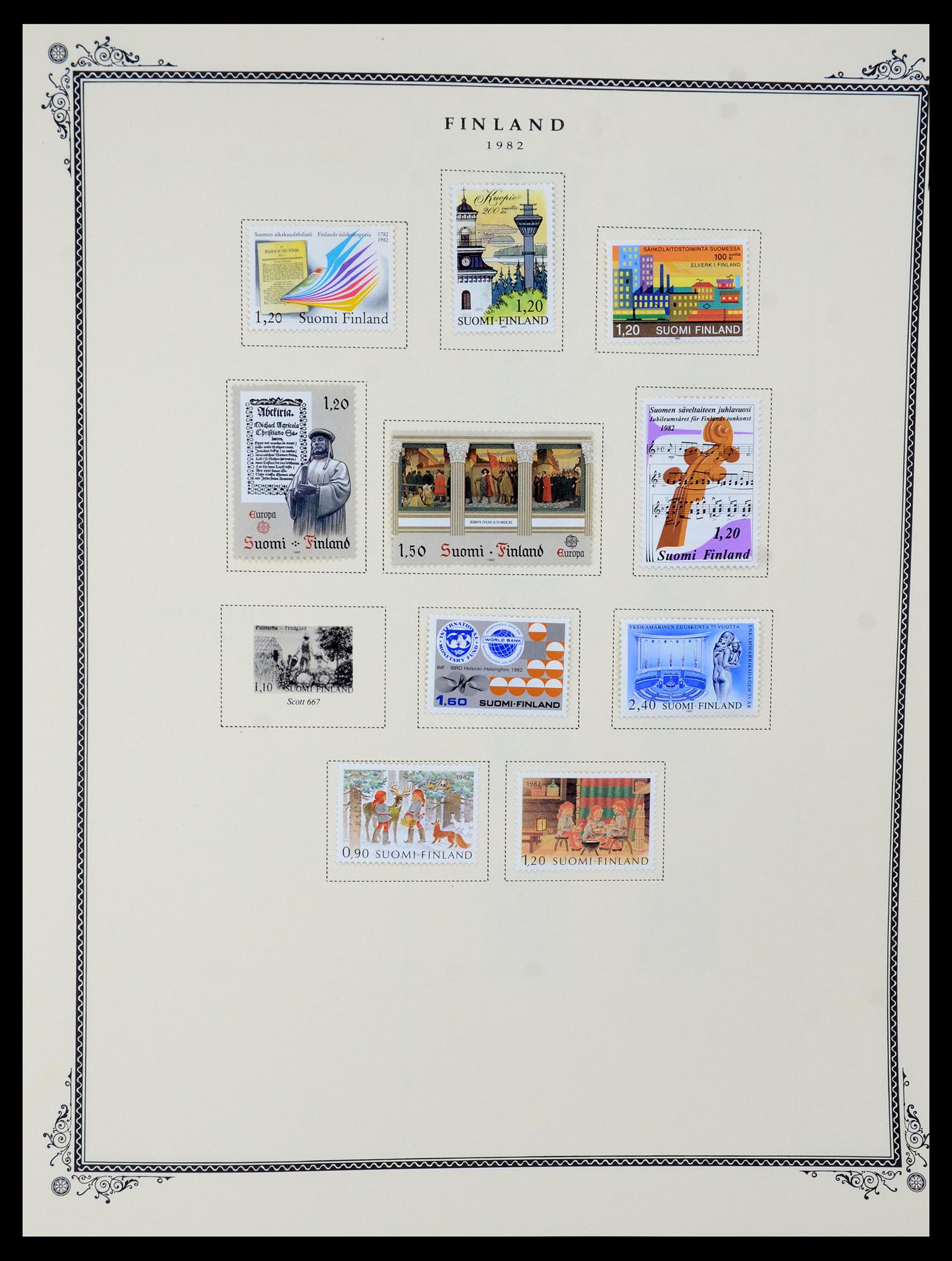 36291 028 - Postzegelverzameling 36291 Finland en Aland 1889-2007.