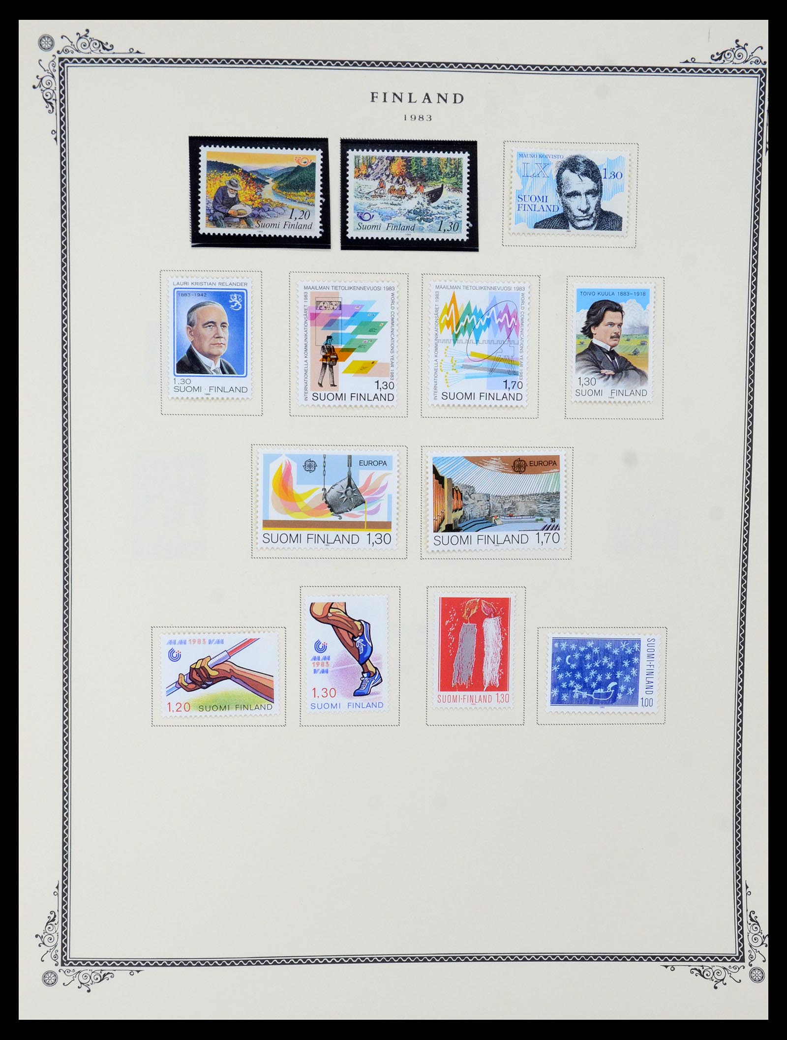 36291 029 - Postzegelverzameling 36291 Finland en Aland 1889-2007.