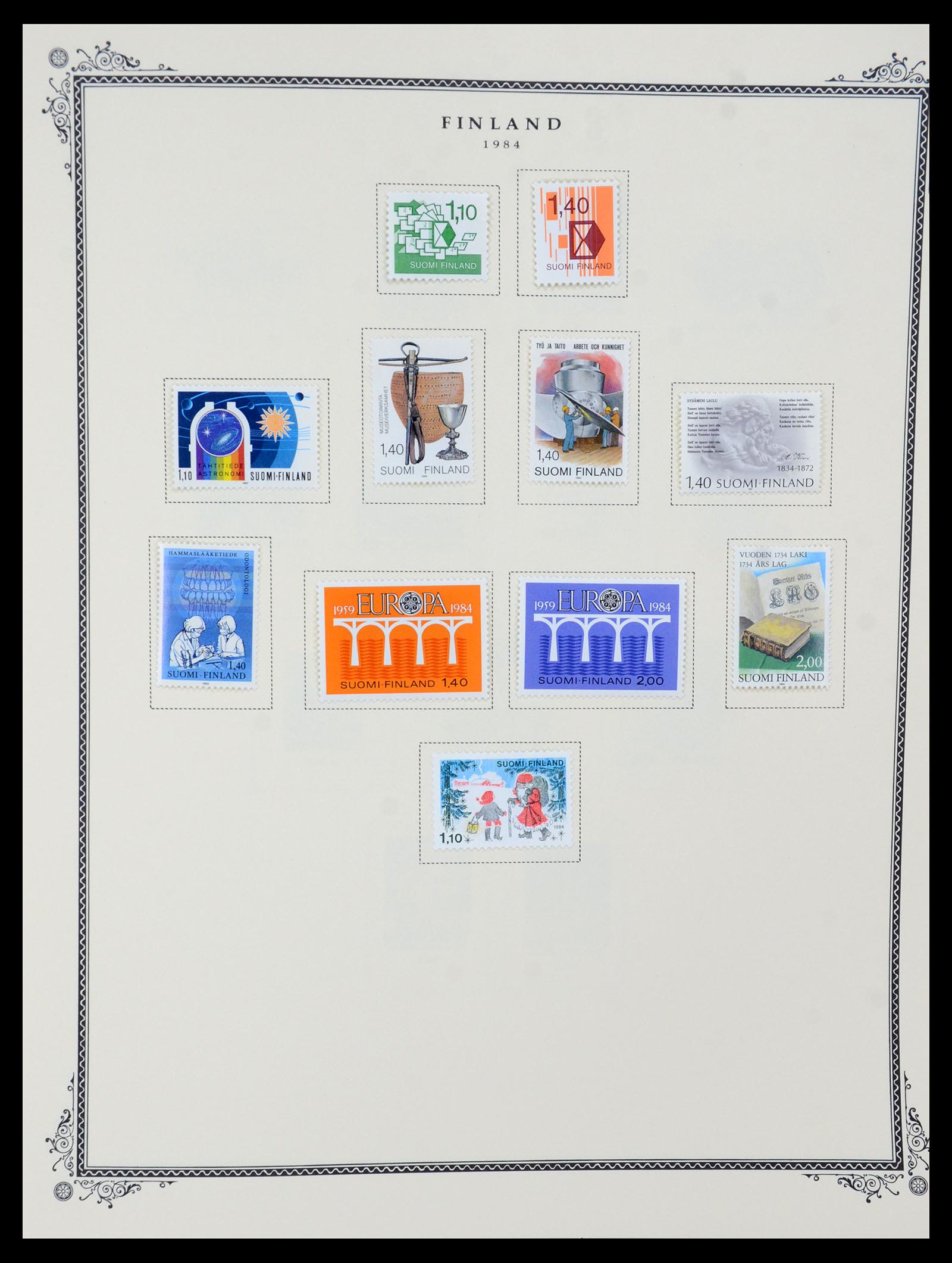 36291 030 - Postzegelverzameling 36291 Finland en Aland 1889-2007.