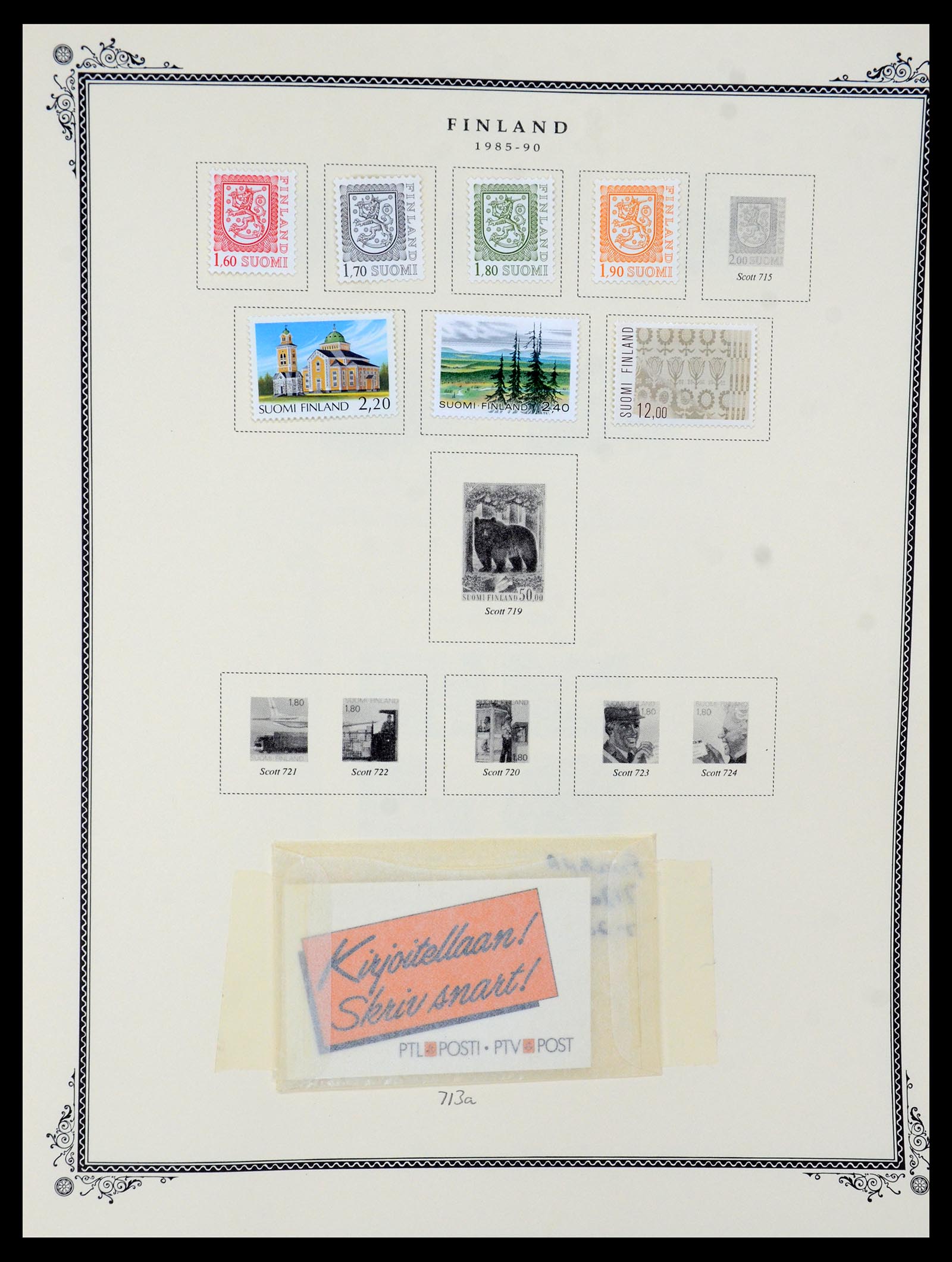 36291 032 - Postzegelverzameling 36291 Finland en Aland 1889-2007.