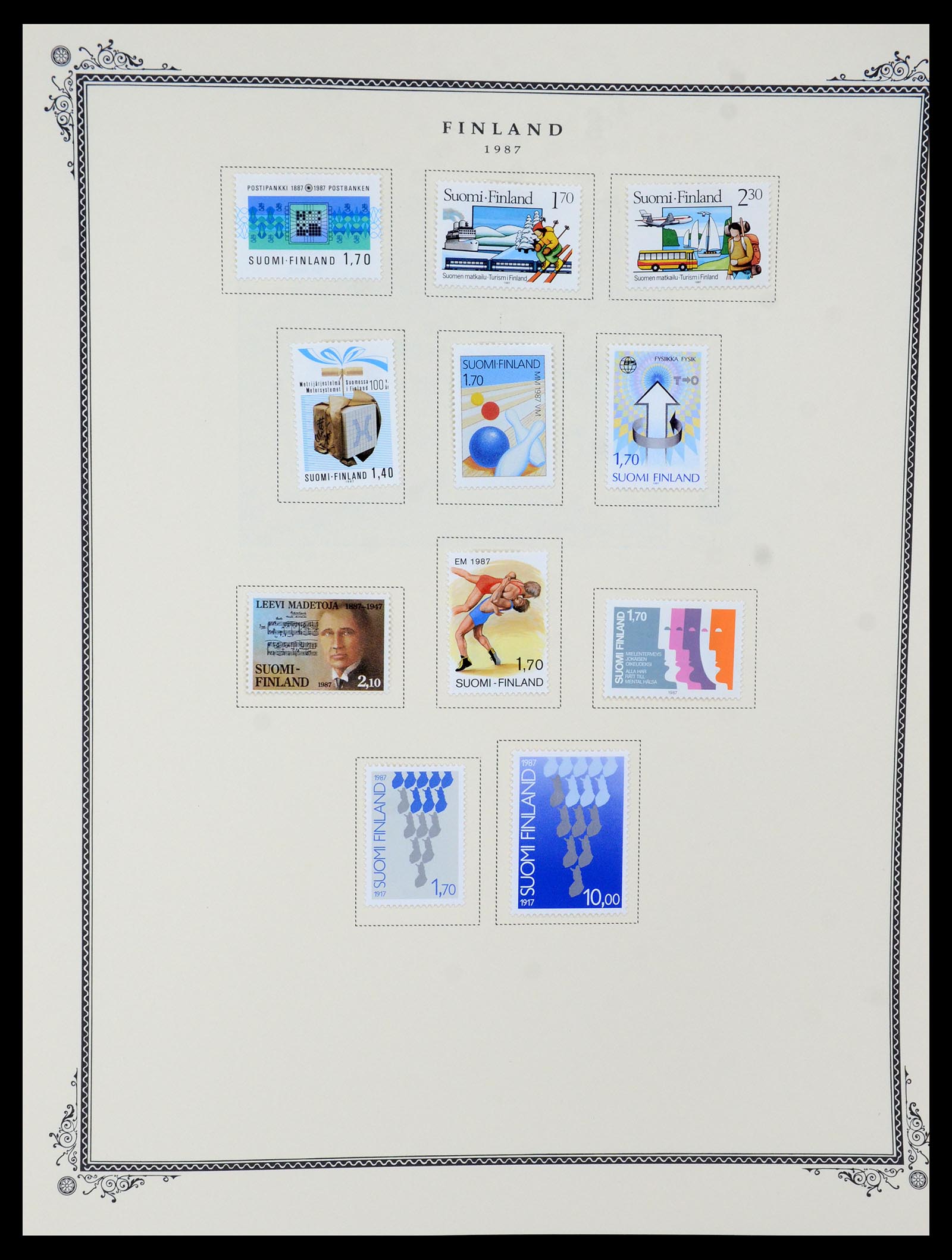 36291 036 - Postzegelverzameling 36291 Finland en Aland 1889-2007.