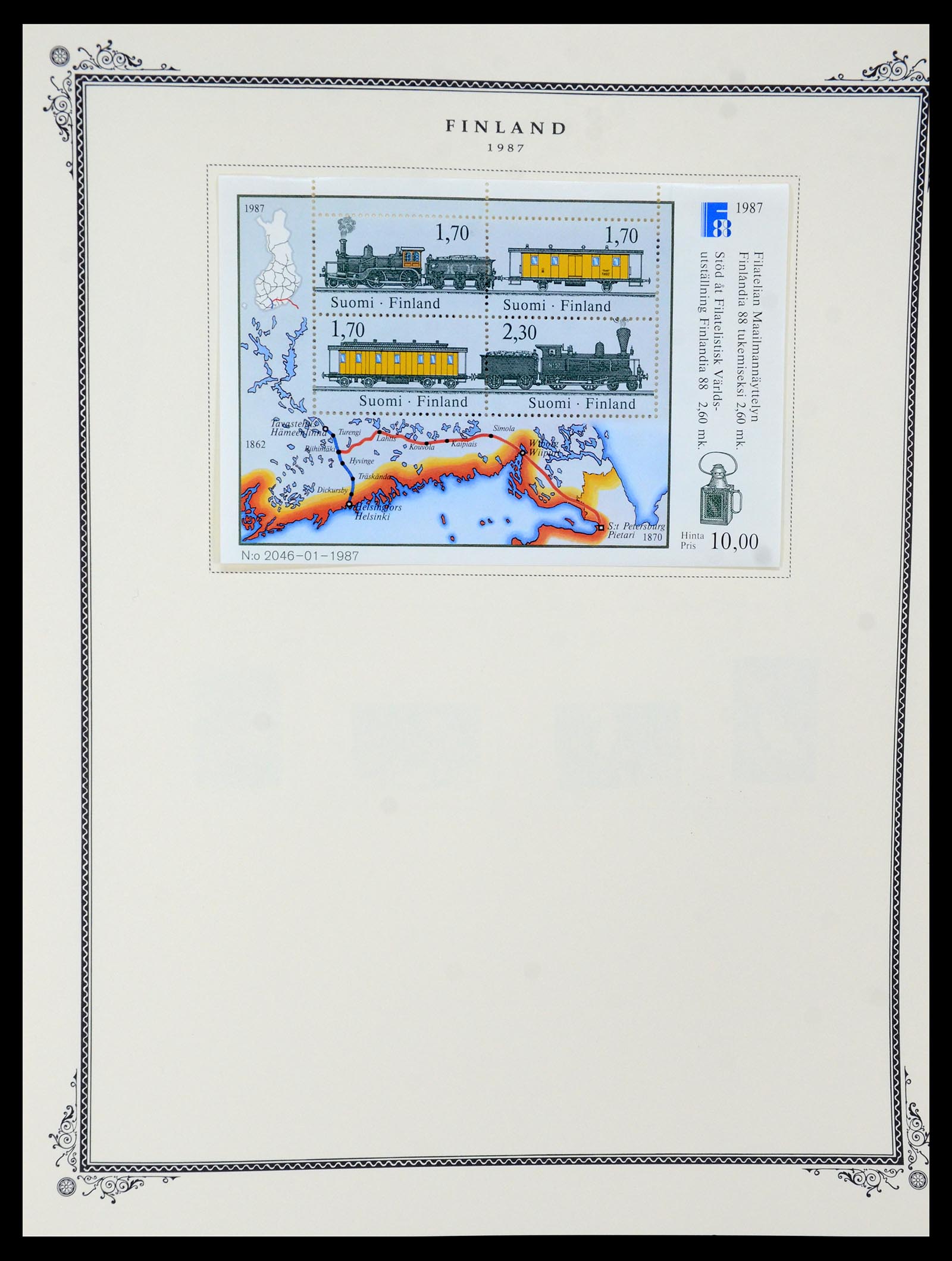 36291 037 - Postzegelverzameling 36291 Finland en Aland 1889-2007.