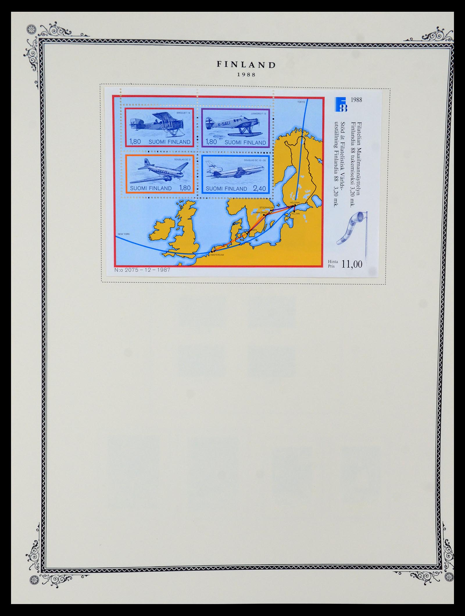 36291 040 - Postzegelverzameling 36291 Finland en Aland 1889-2007.