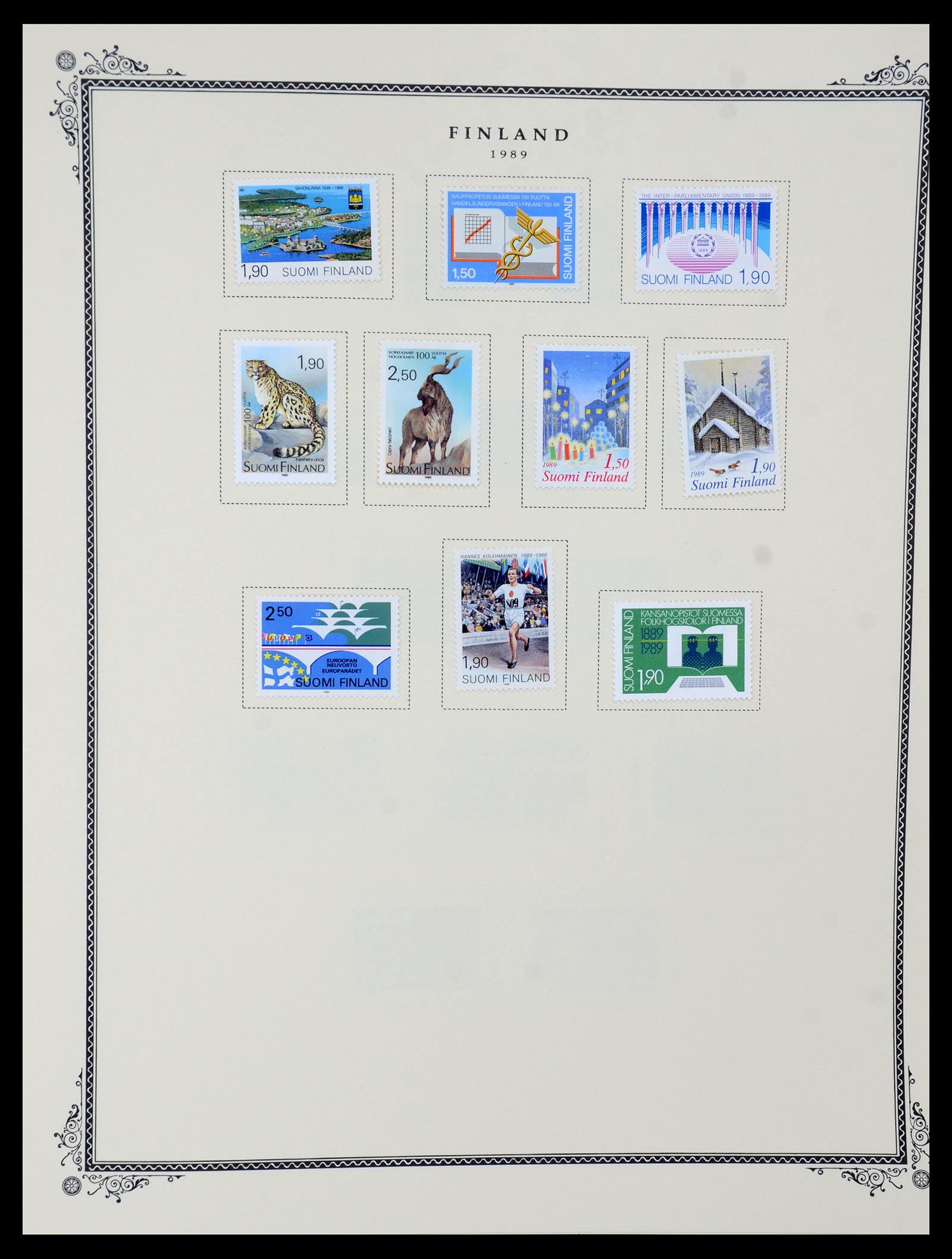 36291 043 - Postzegelverzameling 36291 Finland en Aland 1889-2007.