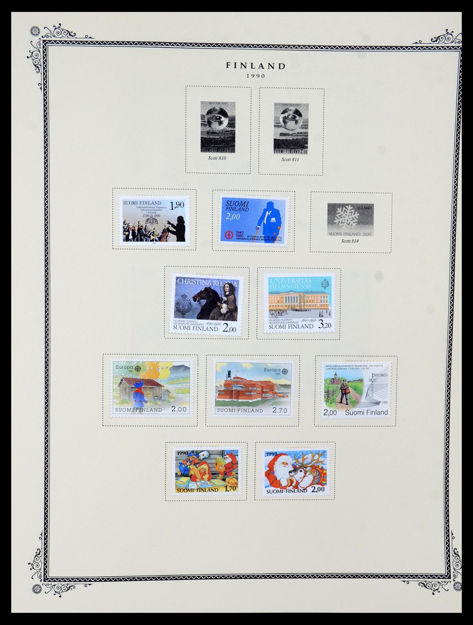 36291 044 - Postzegelverzameling 36291 Finland en Aland 1889-2007.