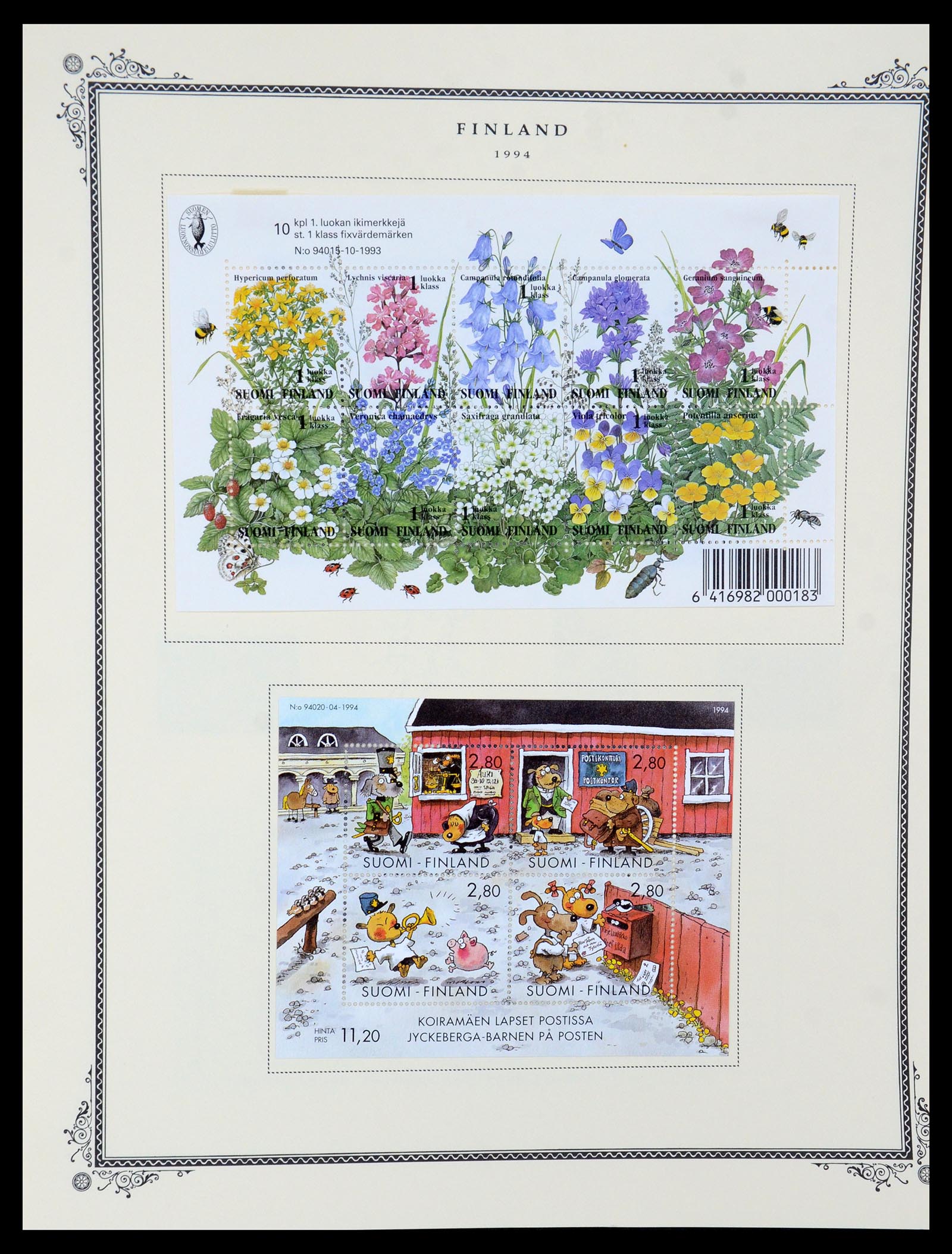 36291 058 - Postzegelverzameling 36291 Finland en Aland 1889-2007.