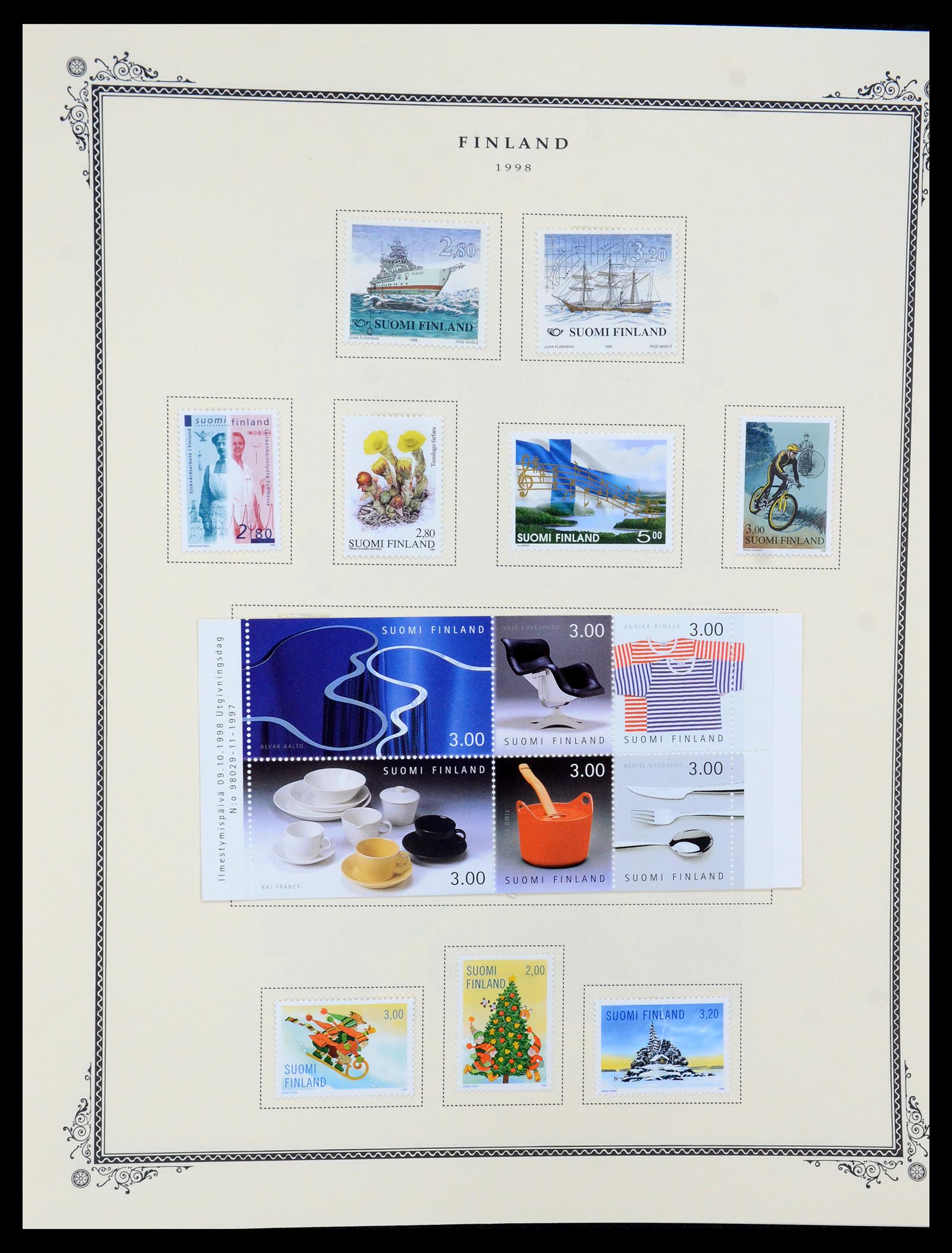 36291 071 - Postzegelverzameling 36291 Finland en Aland 1889-2007.