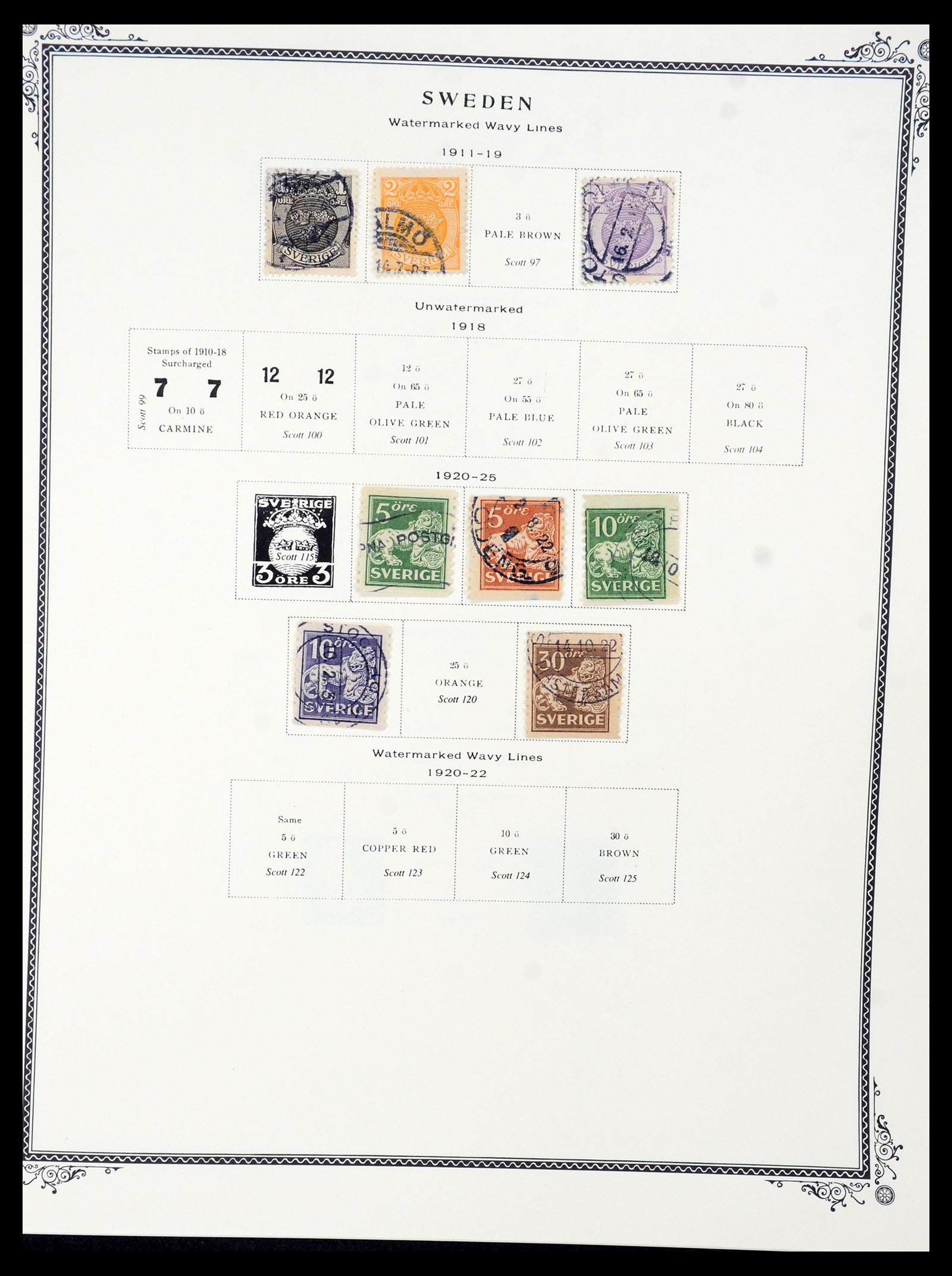 36292 003 - Postzegelverzameling 36292 Zweden 1886-2007.