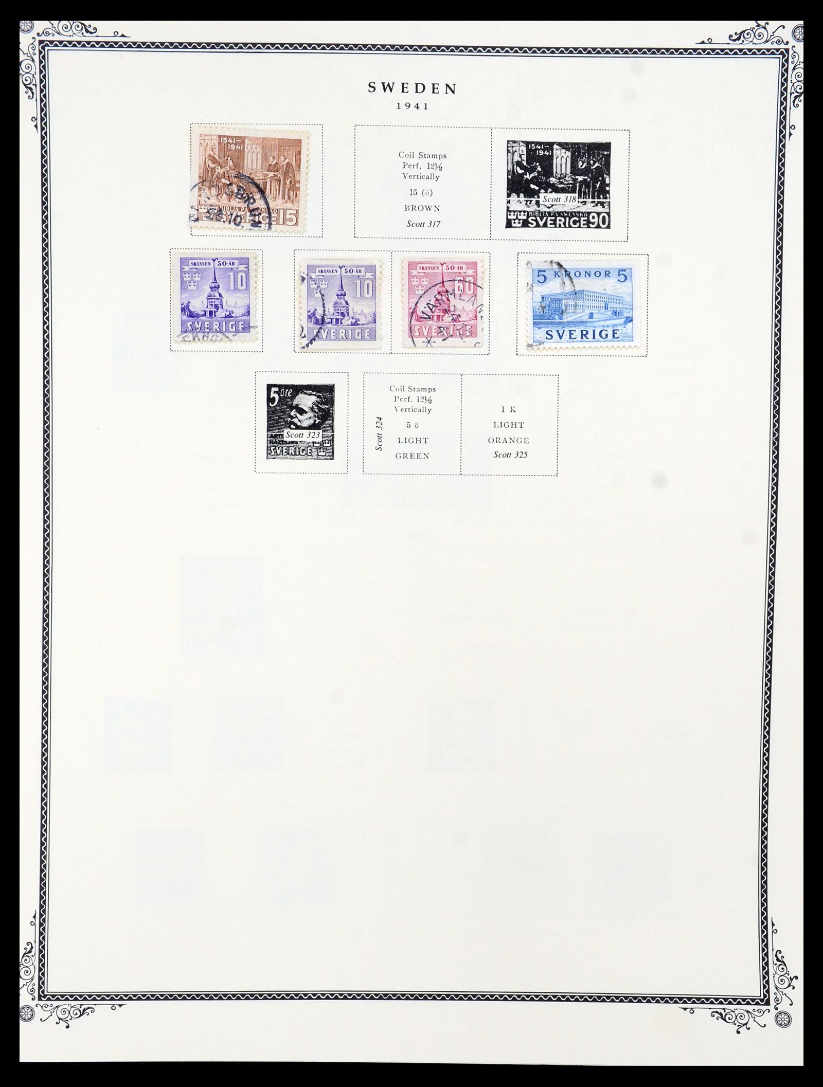 36292 011 - Postzegelverzameling 36292 Zweden 1886-2007.