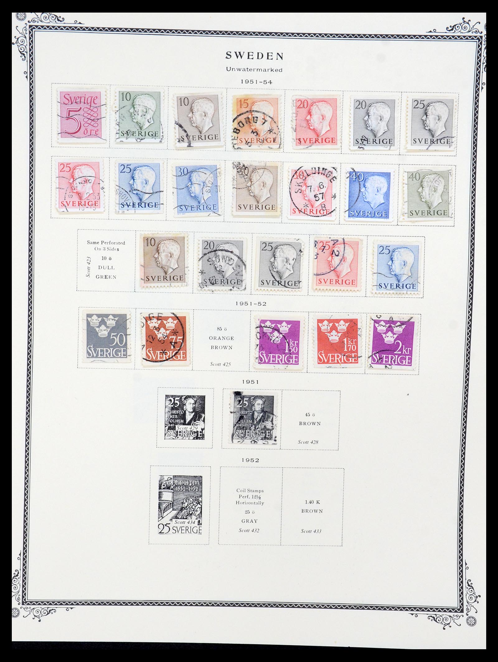 36292 016 - Postzegelverzameling 36292 Zweden 1886-2007.