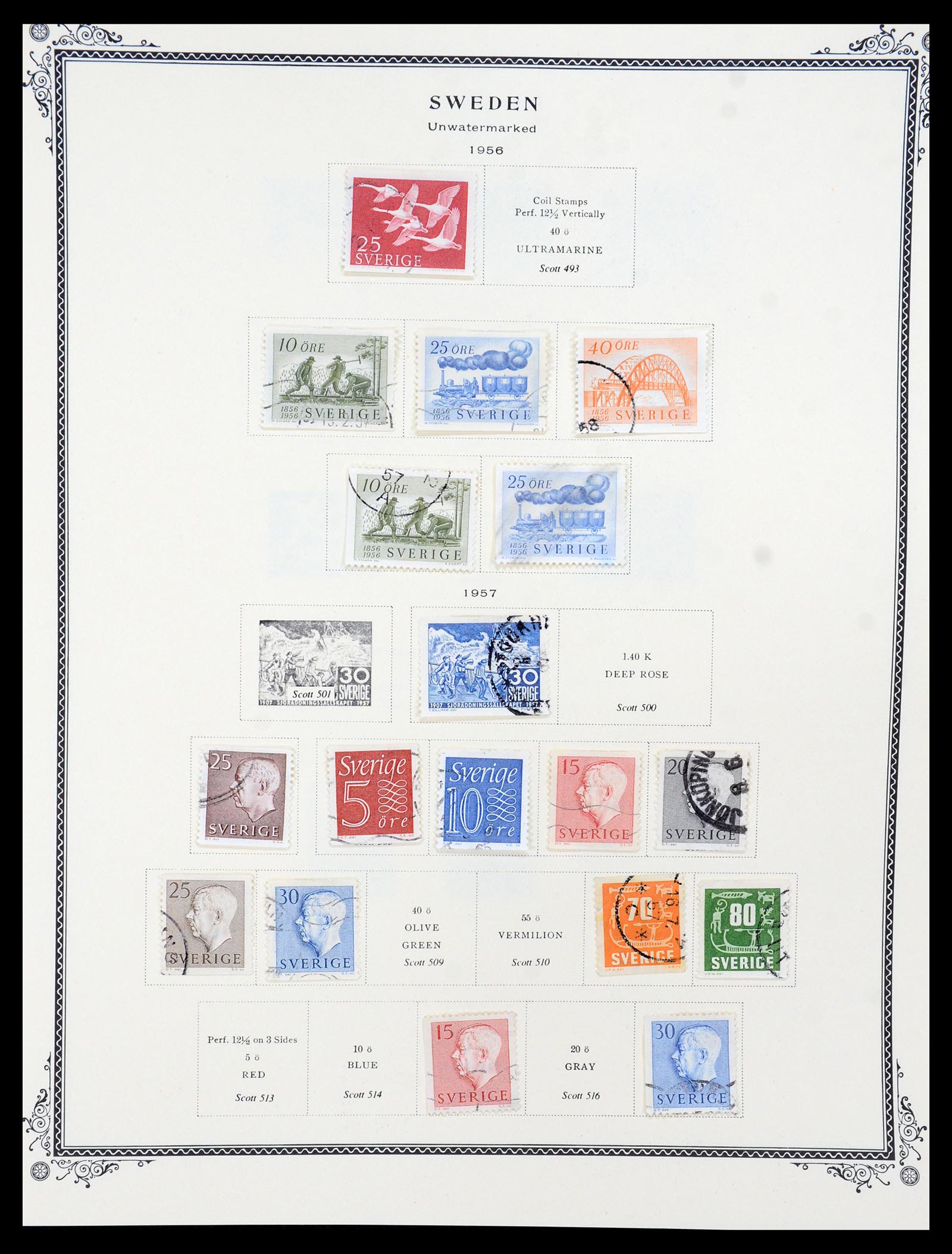 36292 019 - Postzegelverzameling 36292 Zweden 1886-2007.