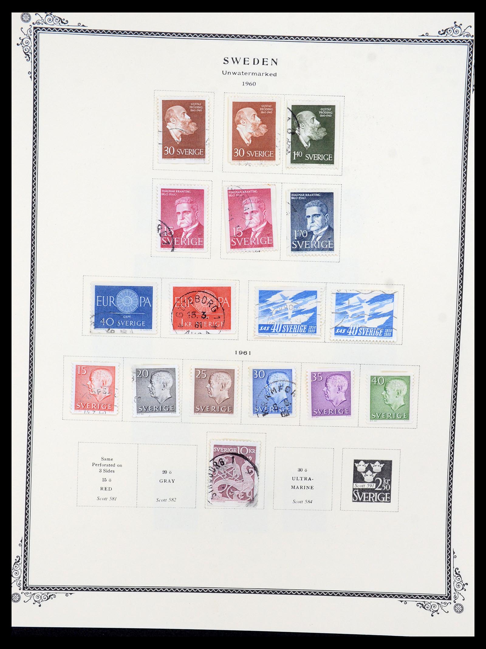 36292 023 - Postzegelverzameling 36292 Zweden 1886-2007.