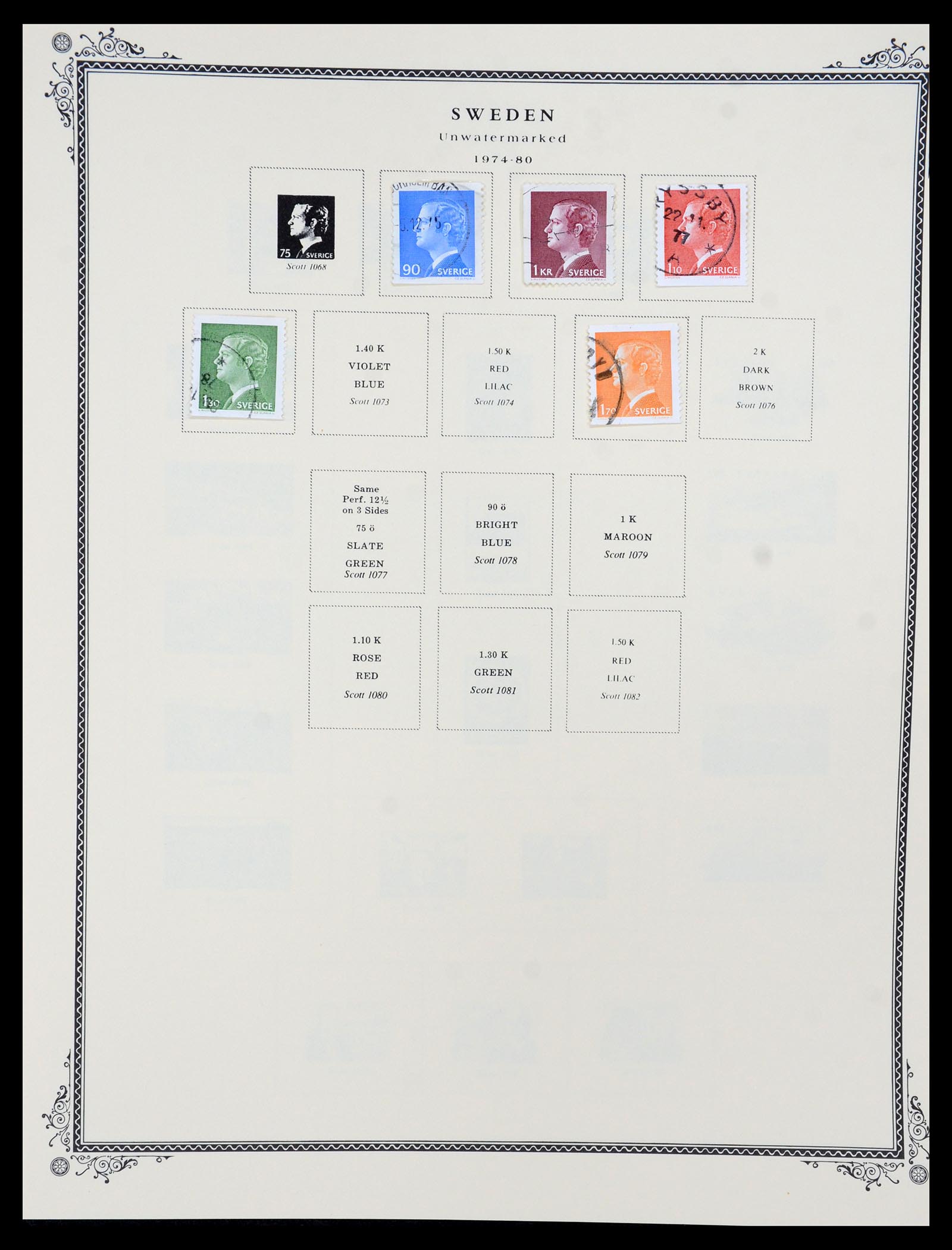 36292 041 - Postzegelverzameling 36292 Zweden 1886-2007.