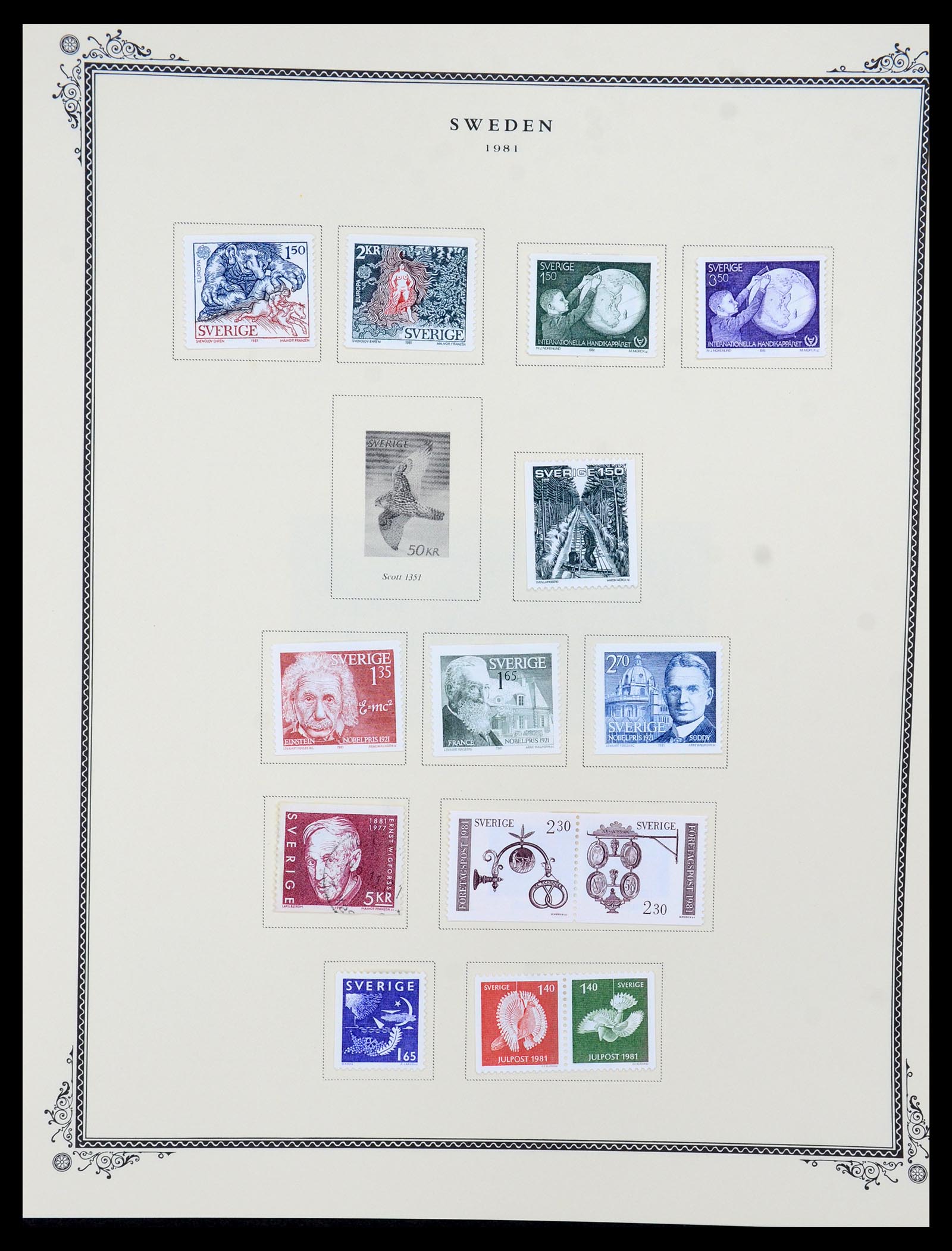36292 052 - Postzegelverzameling 36292 Zweden 1886-2007.