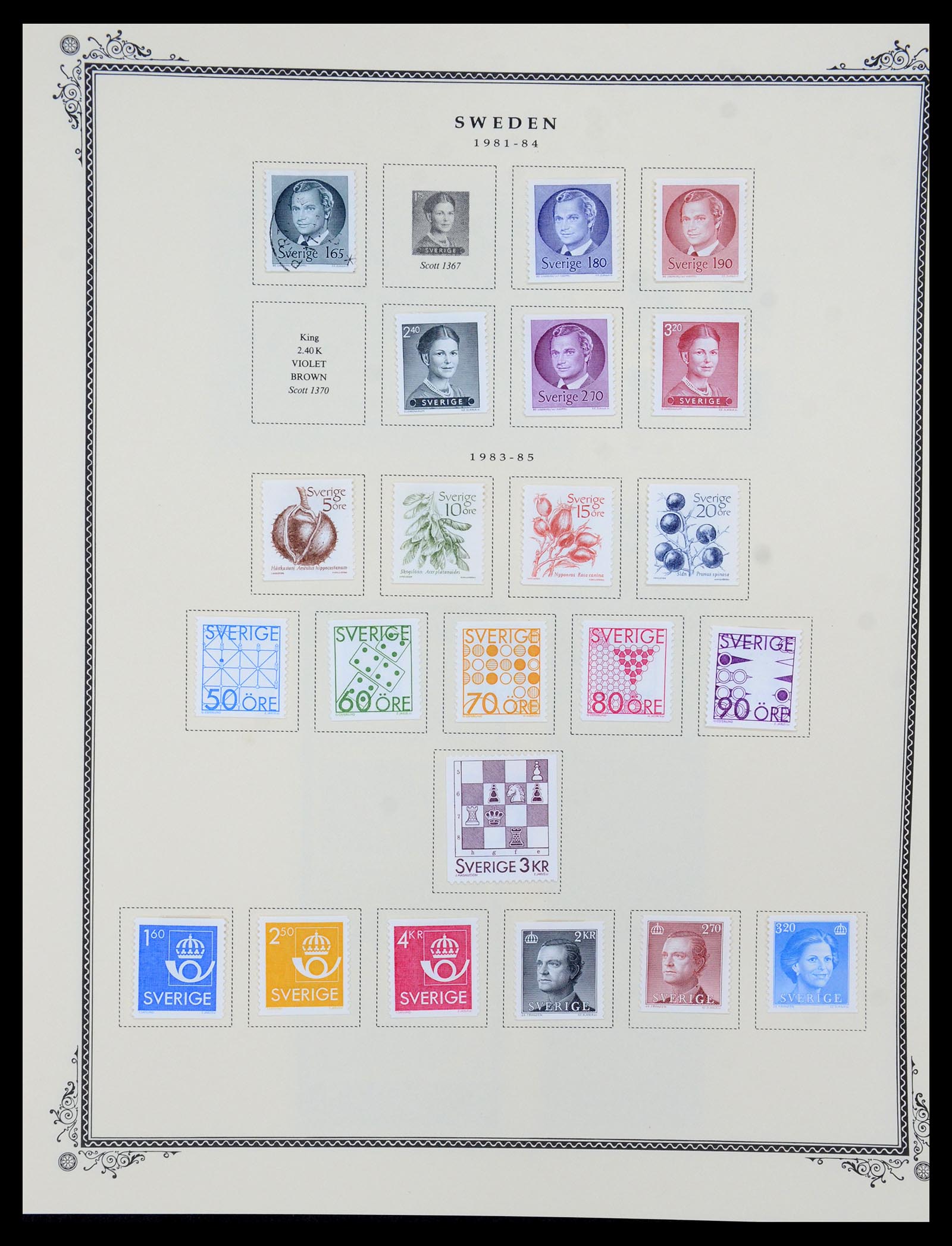 36292 053 - Postzegelverzameling 36292 Zweden 1886-2007.