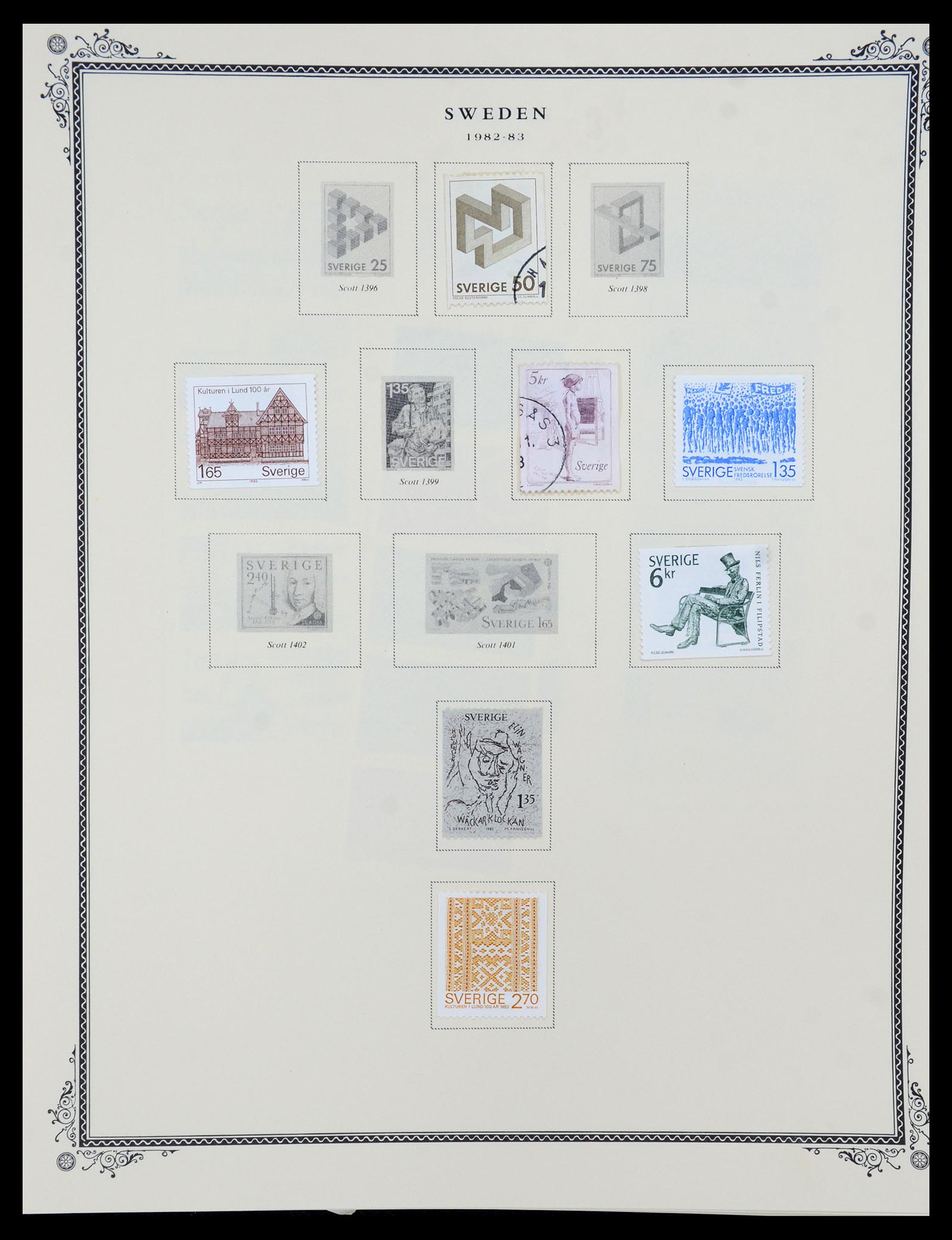 36292 055 - Postzegelverzameling 36292 Zweden 1886-2007.