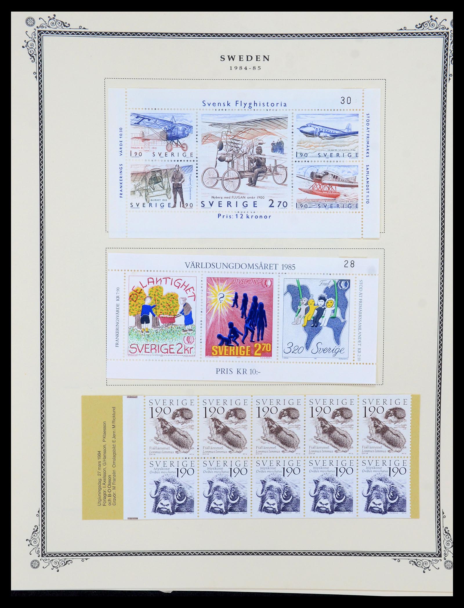 36292 062 - Postzegelverzameling 36292 Zweden 1886-2007.