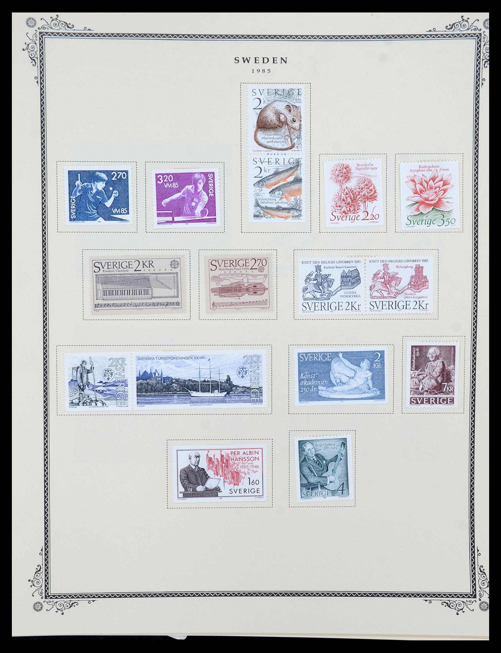 36292 066 - Postzegelverzameling 36292 Zweden 1886-2007.