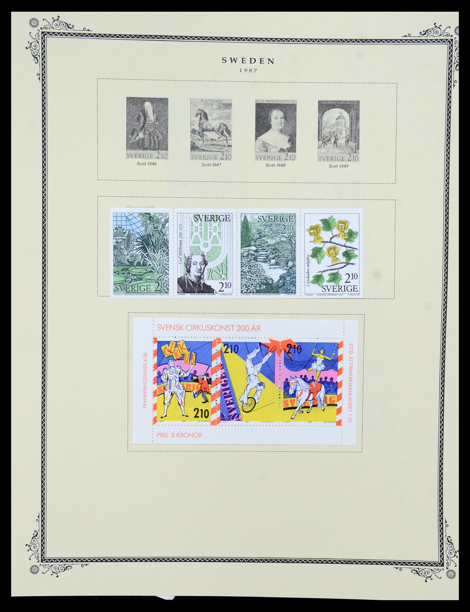 36292 074 - Postzegelverzameling 36292 Zweden 1886-2007.