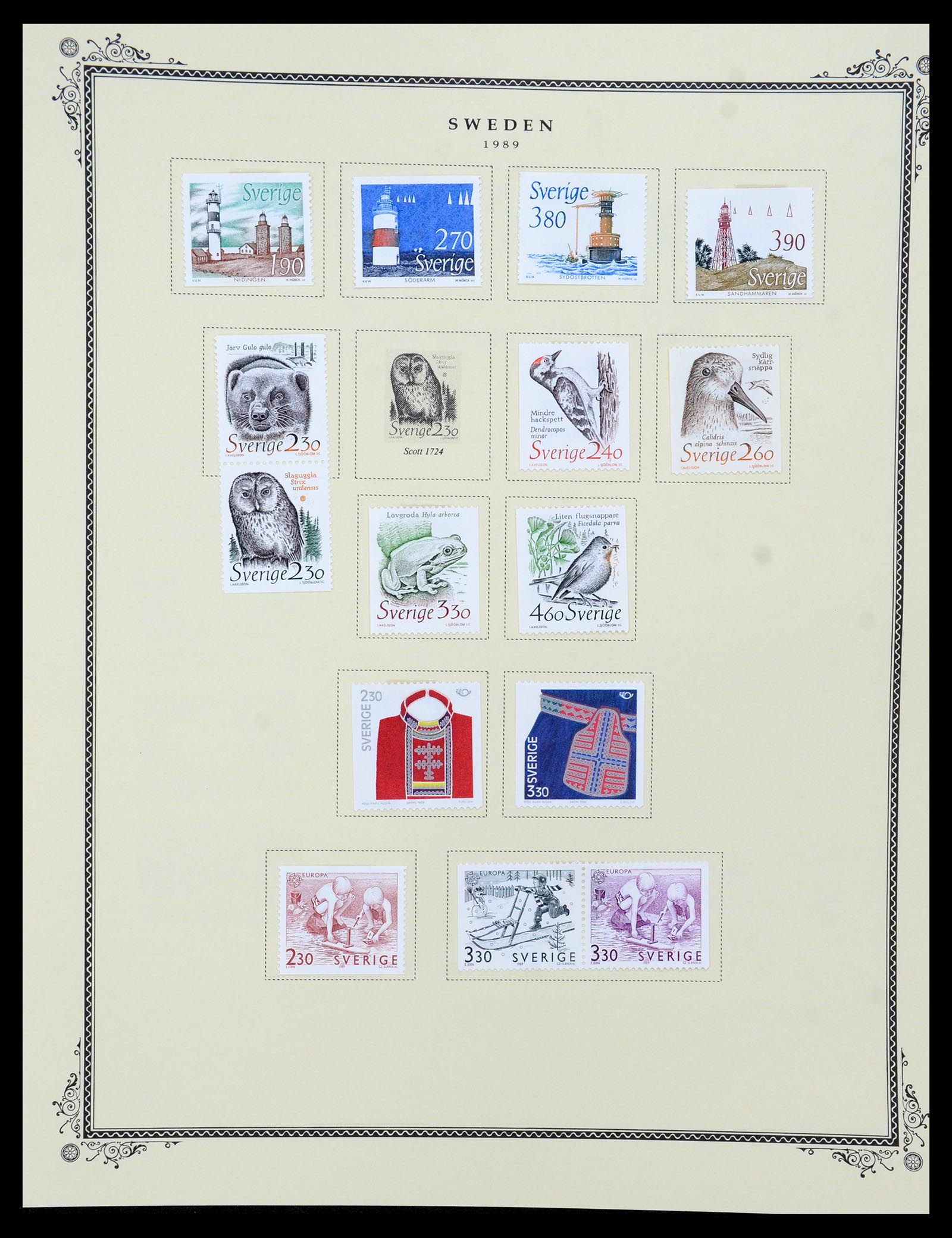 36292 080 - Postzegelverzameling 36292 Zweden 1886-2007.