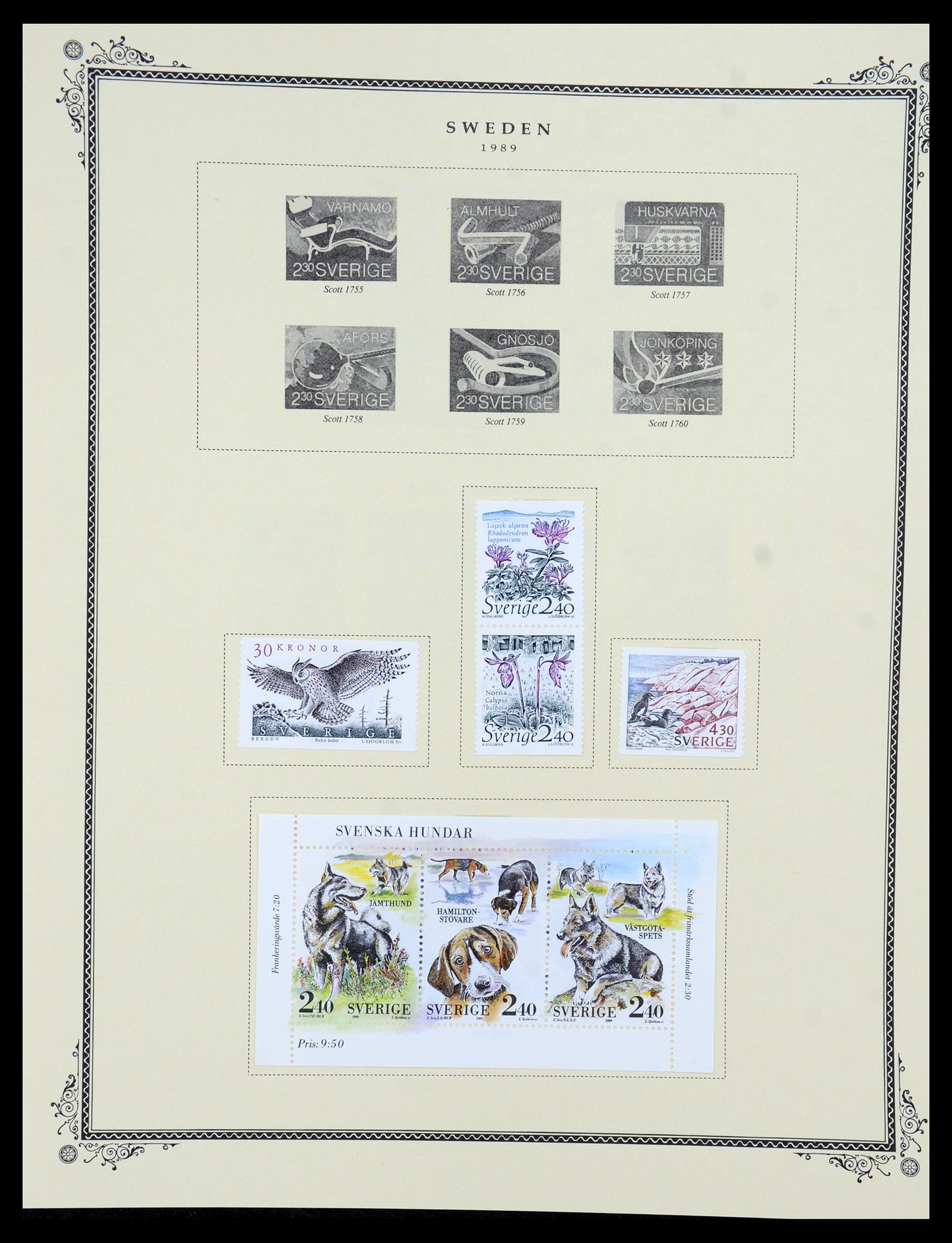 36292 082 - Postzegelverzameling 36292 Zweden 1886-2007.