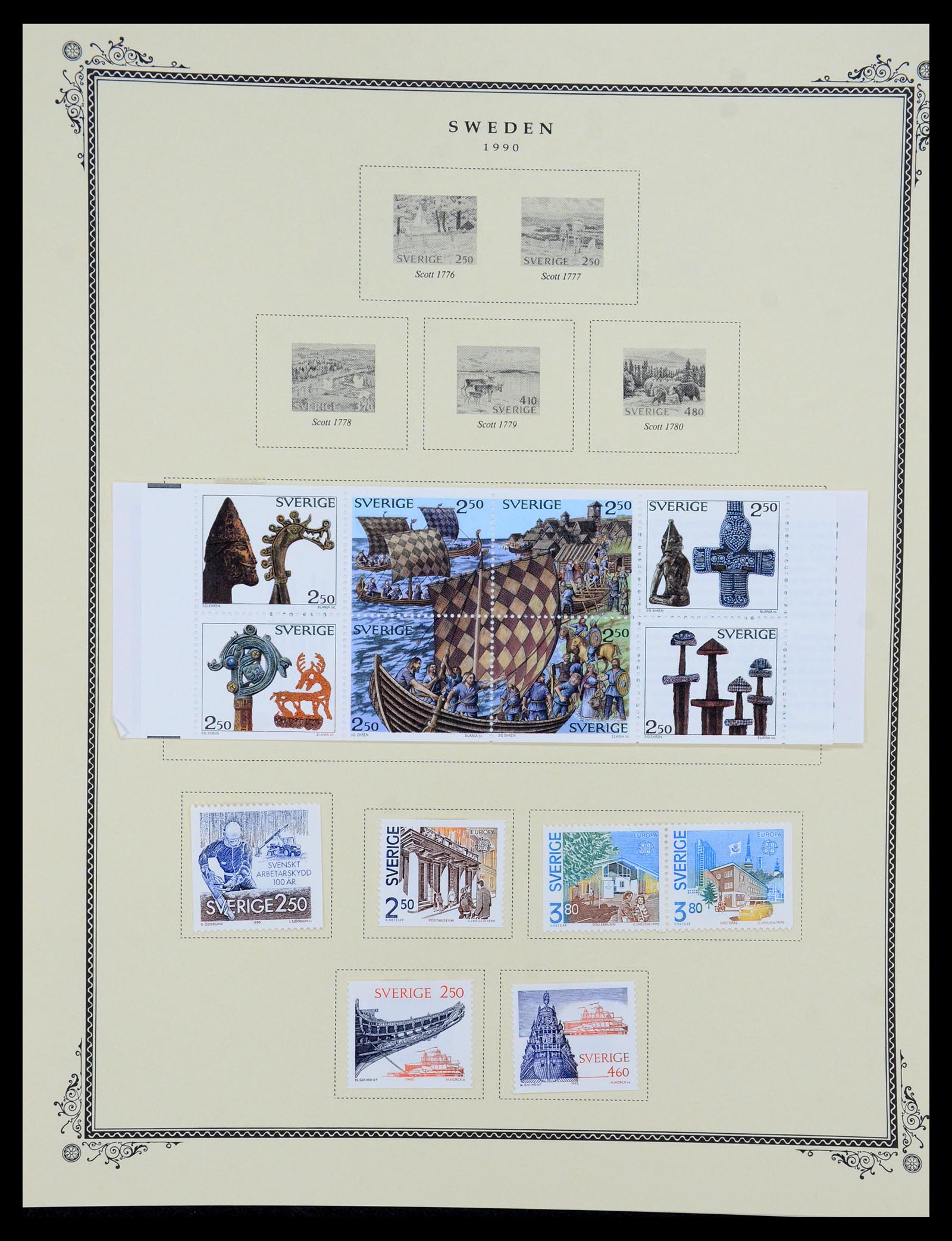 36292 085 - Postzegelverzameling 36292 Zweden 1886-2007.