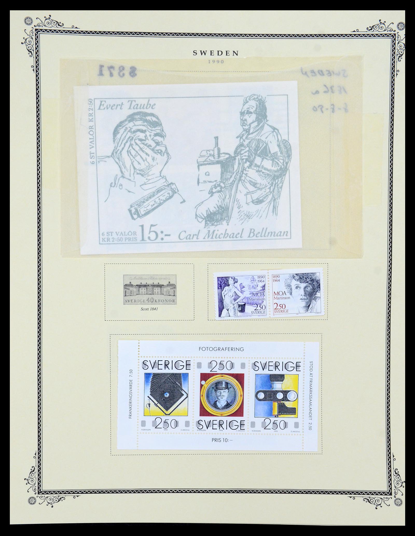 36292 088 - Postzegelverzameling 36292 Zweden 1886-2007.