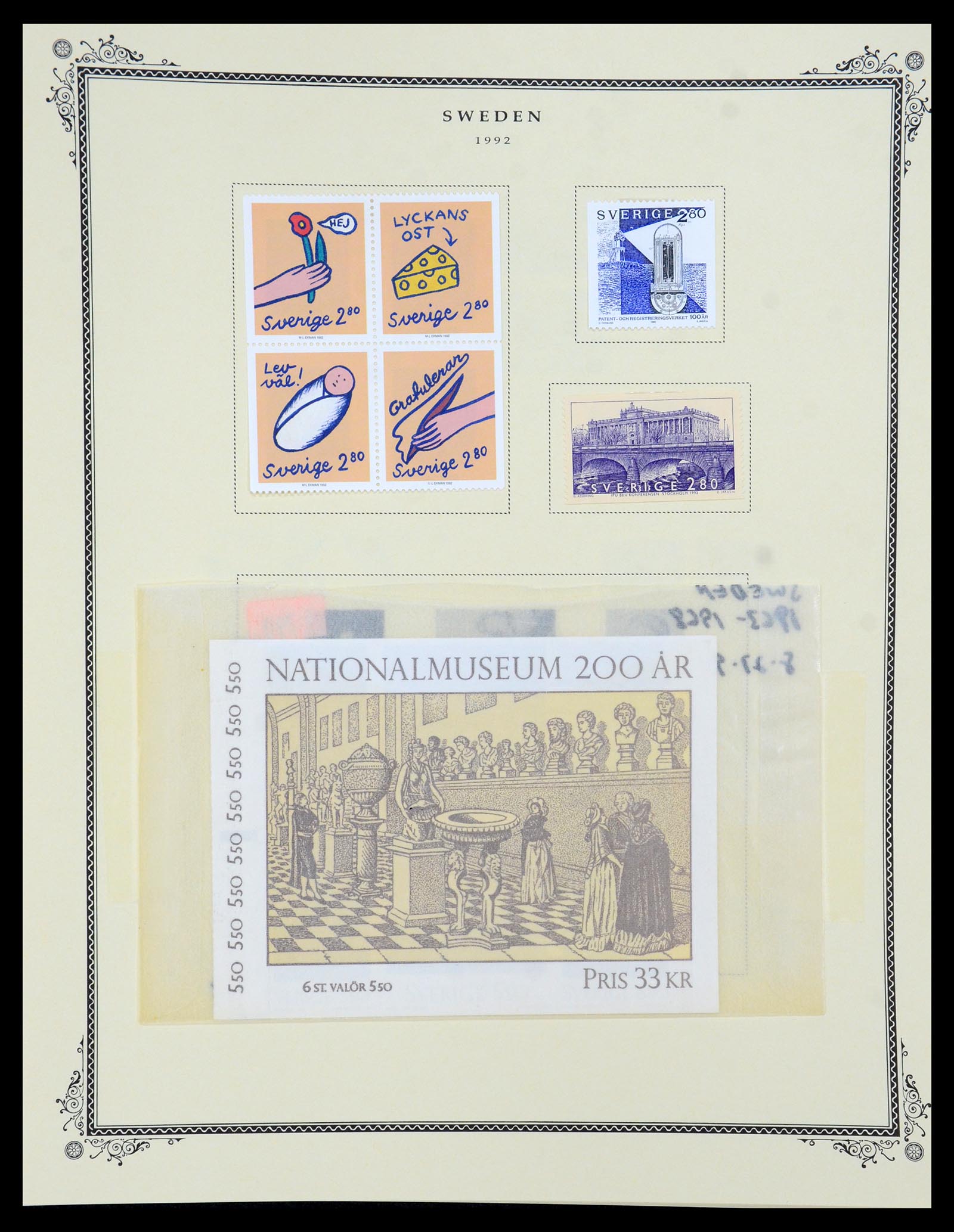 36292 097 - Postzegelverzameling 36292 Zweden 1886-2007.