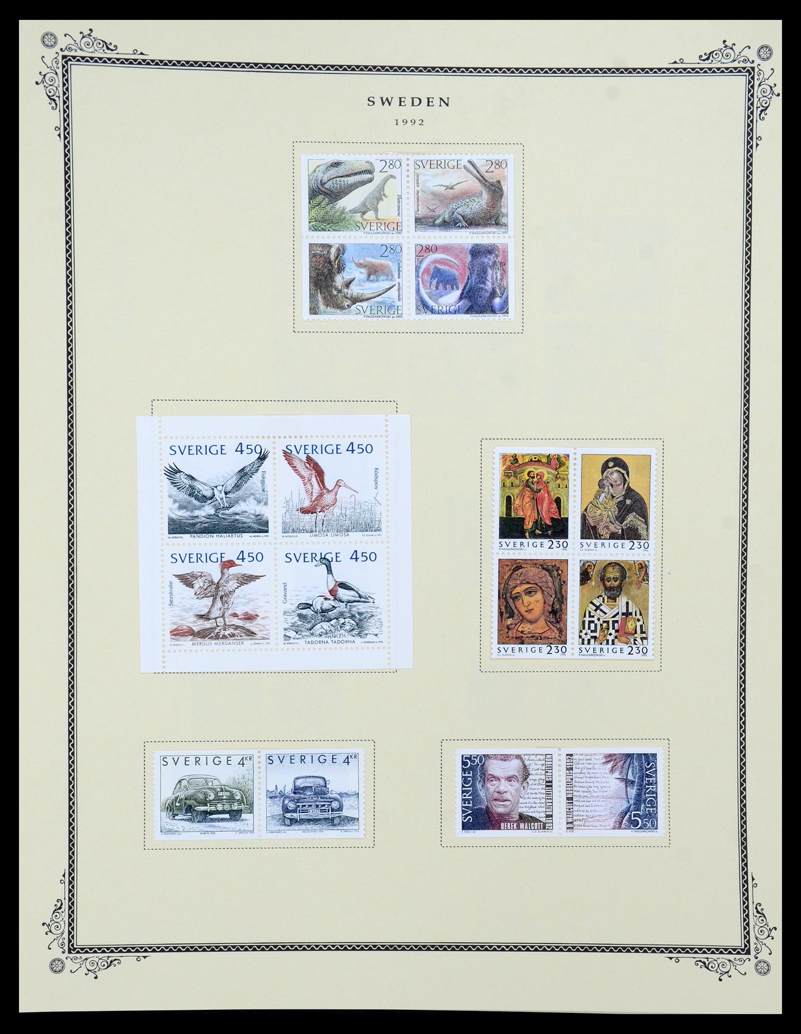 36292 098 - Postzegelverzameling 36292 Zweden 1886-2007.