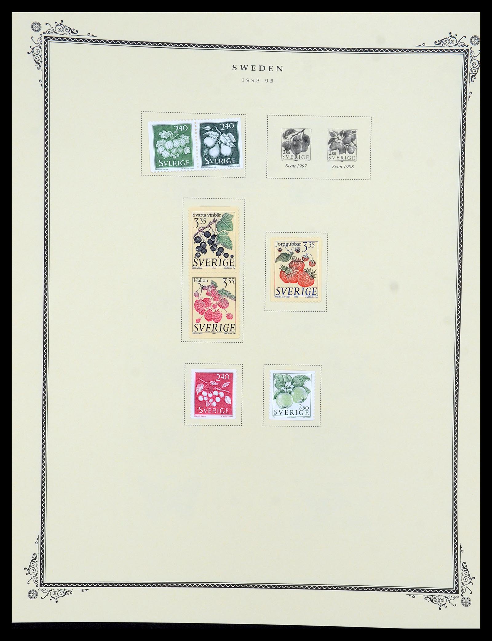 36292 100 - Postzegelverzameling 36292 Zweden 1886-2007.