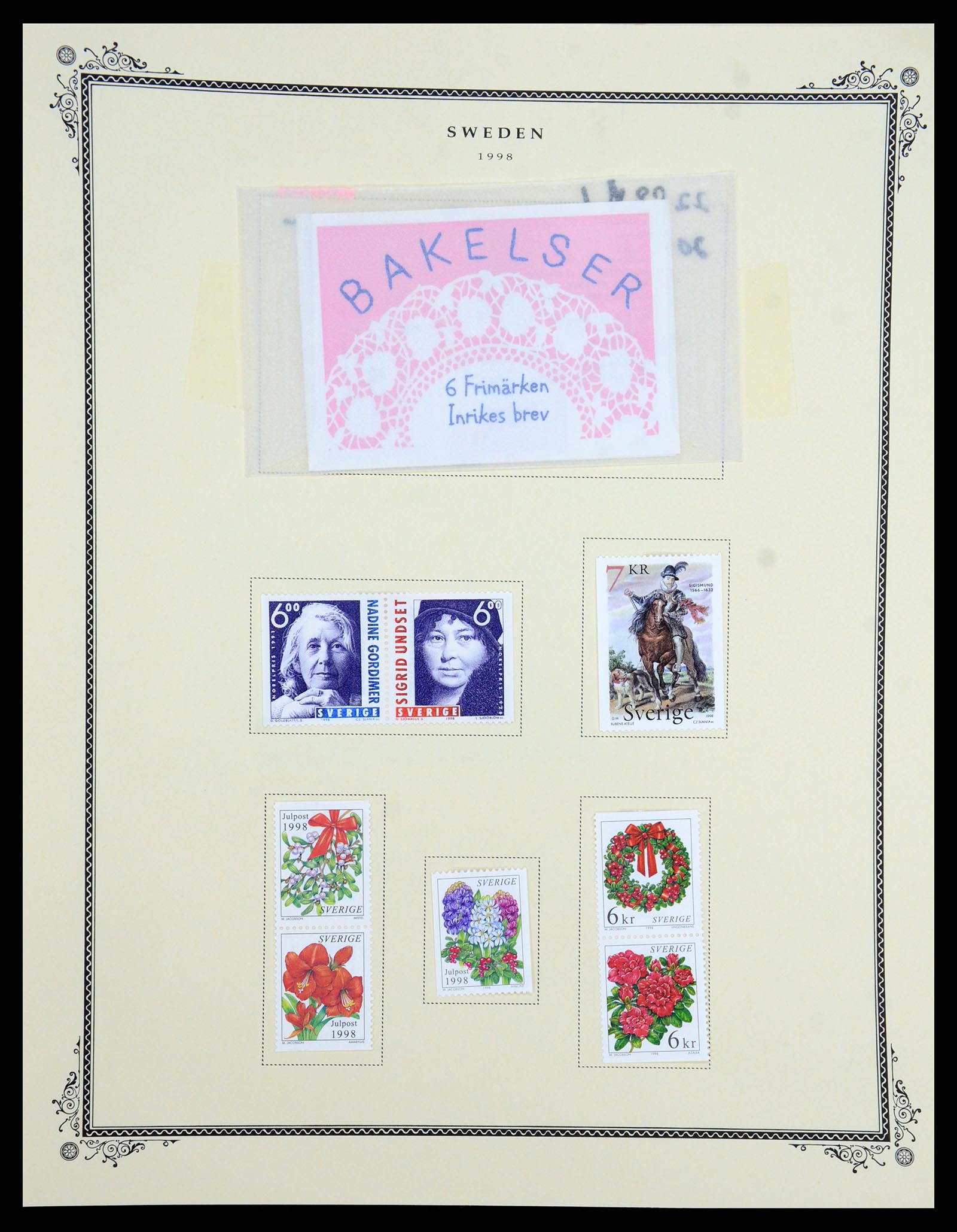 36292 122 - Postzegelverzameling 36292 Zweden 1886-2007.