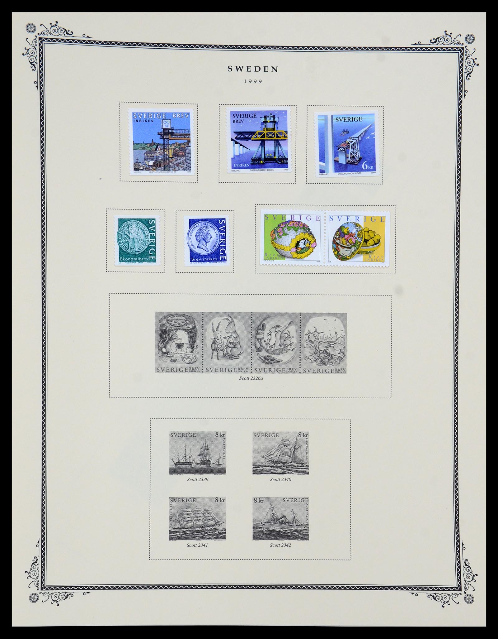 36292 124 - Postzegelverzameling 36292 Zweden 1886-2007.