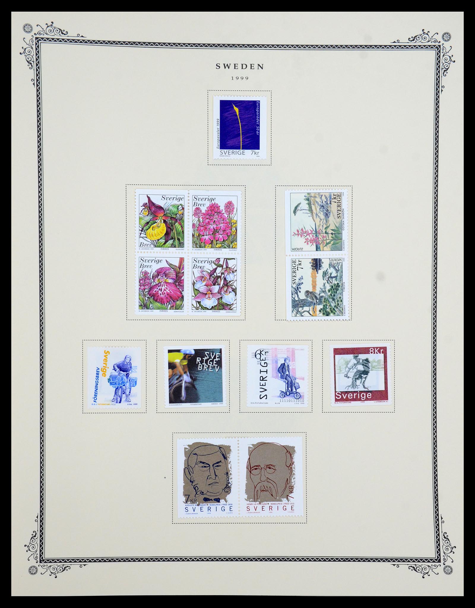 36292 126 - Postzegelverzameling 36292 Zweden 1886-2007.