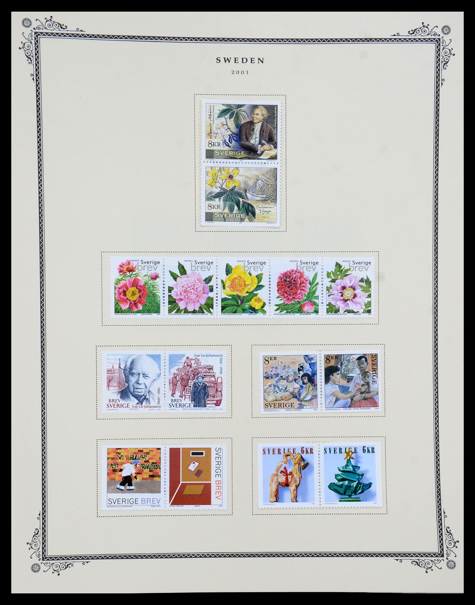 36292 134 - Postzegelverzameling 36292 Zweden 1886-2007.