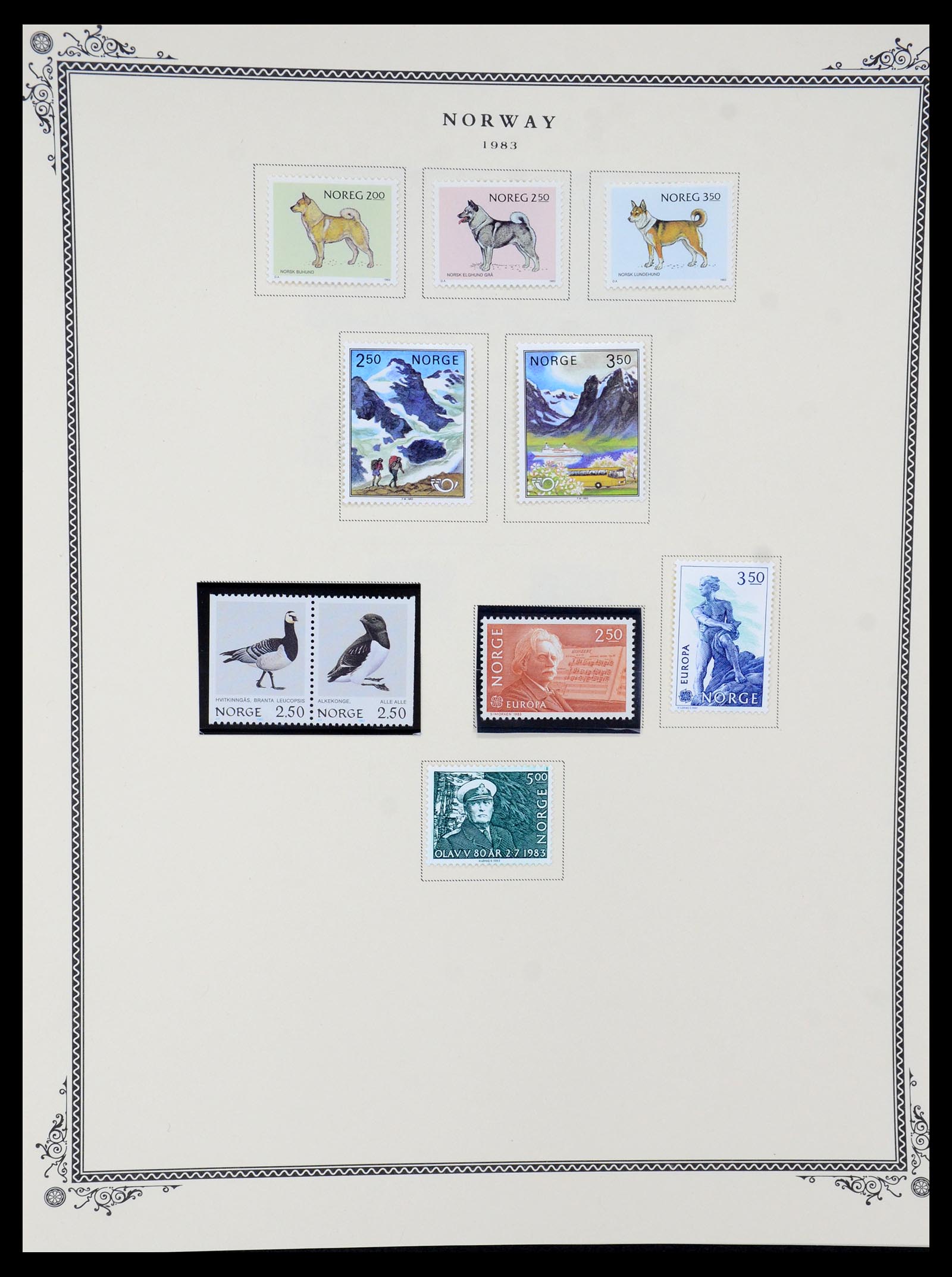 36293 033 - Postzegelverzameling 36293 Noorwegen 1877-2007.