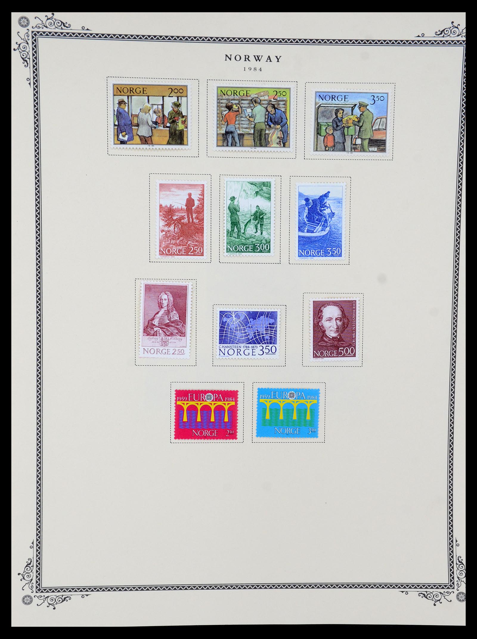 36293 035 - Postzegelverzameling 36293 Noorwegen 1877-2007.