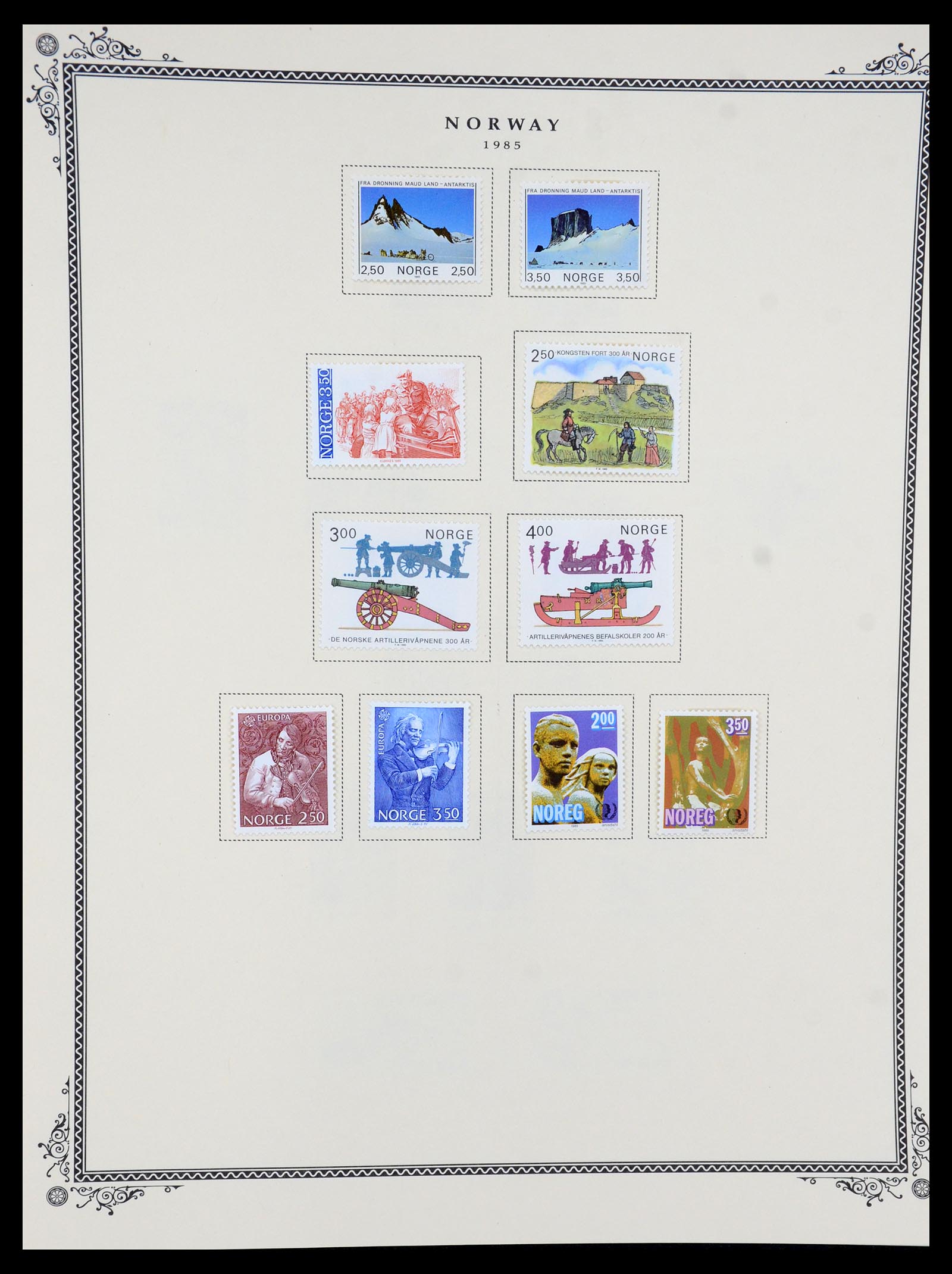 36293 037 - Postzegelverzameling 36293 Noorwegen 1877-2007.