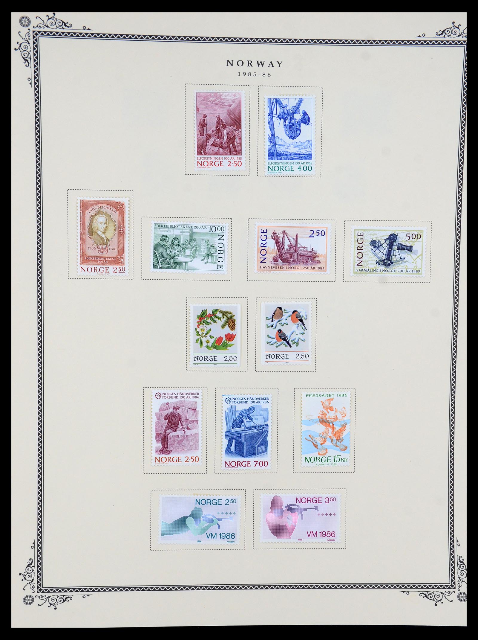 36293 038 - Postzegelverzameling 36293 Noorwegen 1877-2007.
