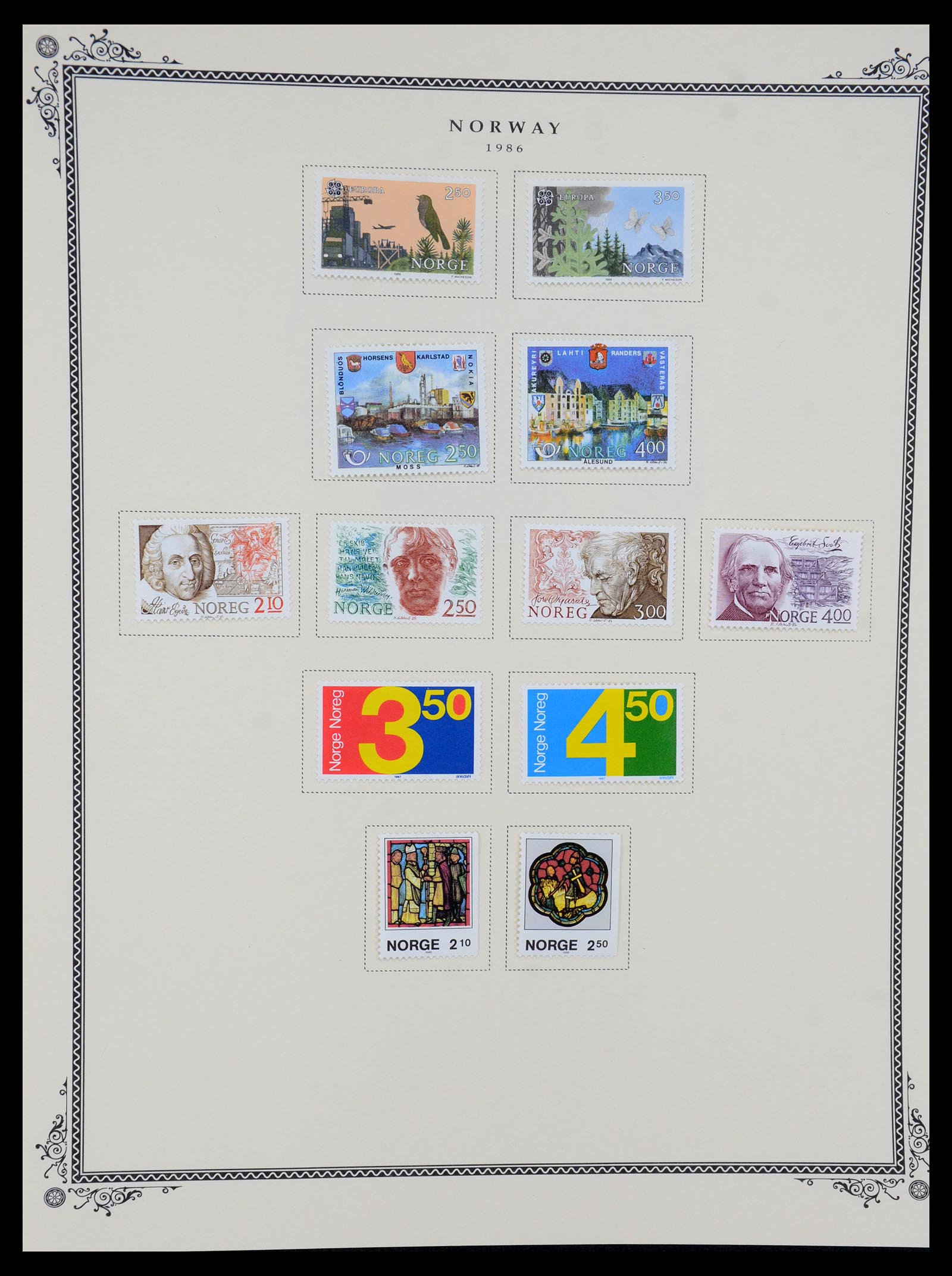 36293 040 - Postzegelverzameling 36293 Noorwegen 1877-2007.