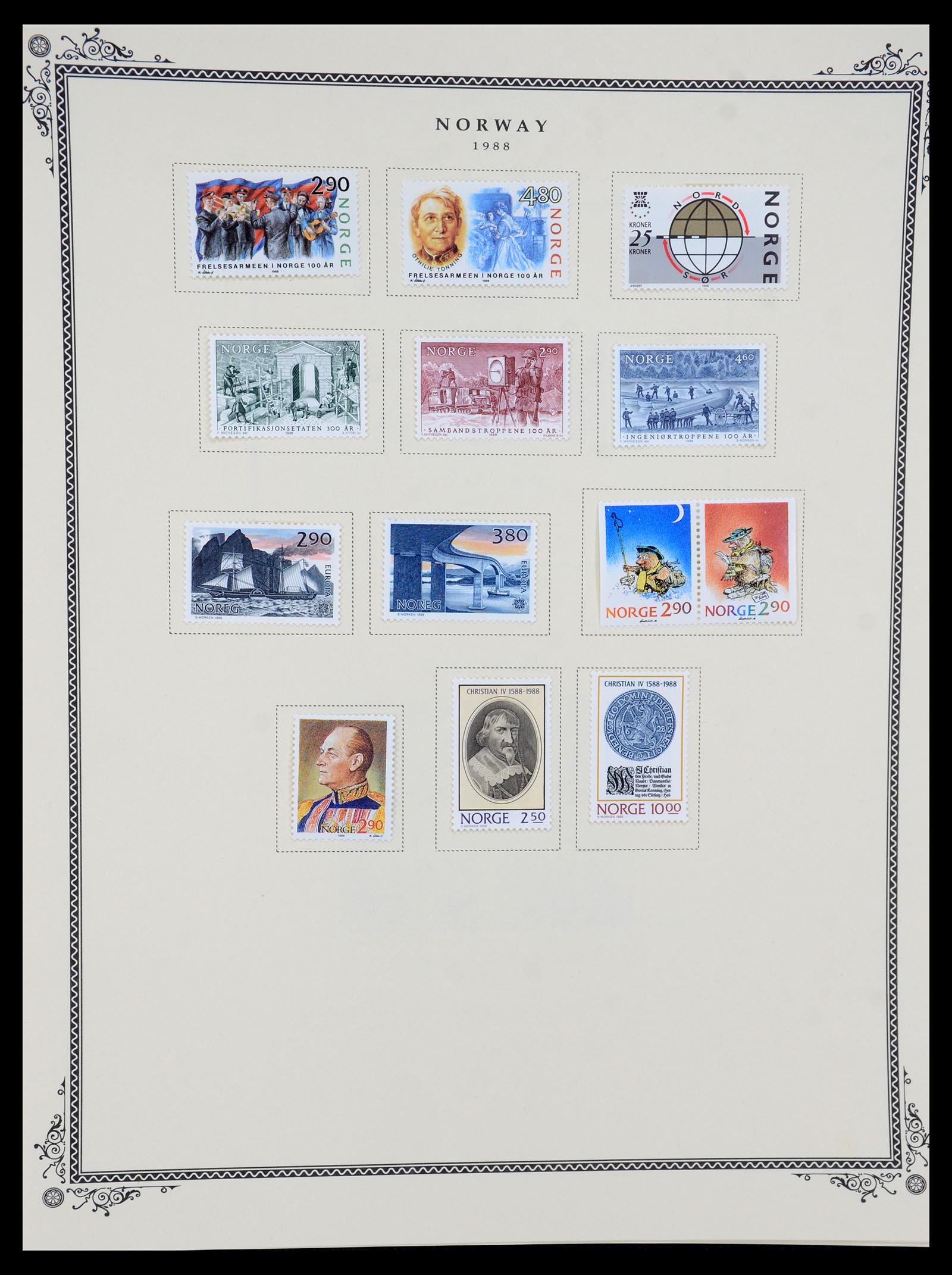 36293 043 - Postzegelverzameling 36293 Noorwegen 1877-2007.