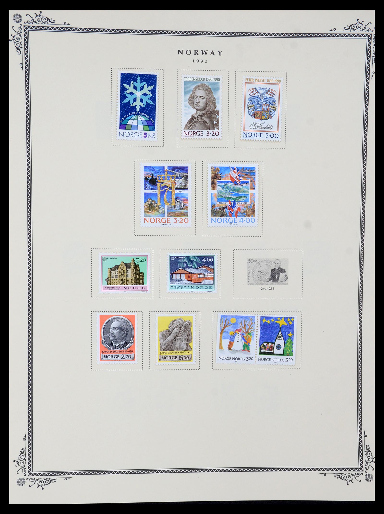 36293 047 - Postzegelverzameling 36293 Noorwegen 1877-2007.